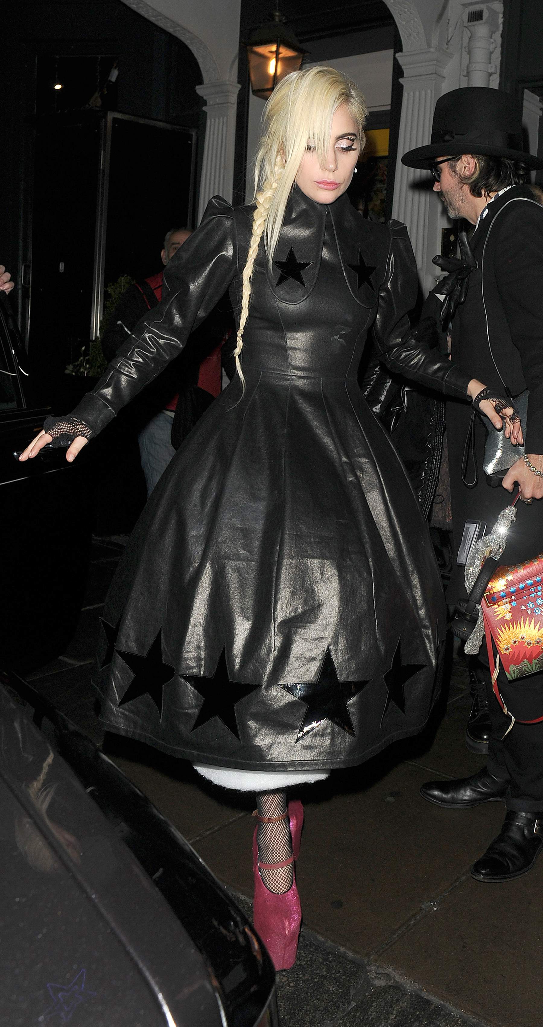 Lady Gaga leaving Groucho club