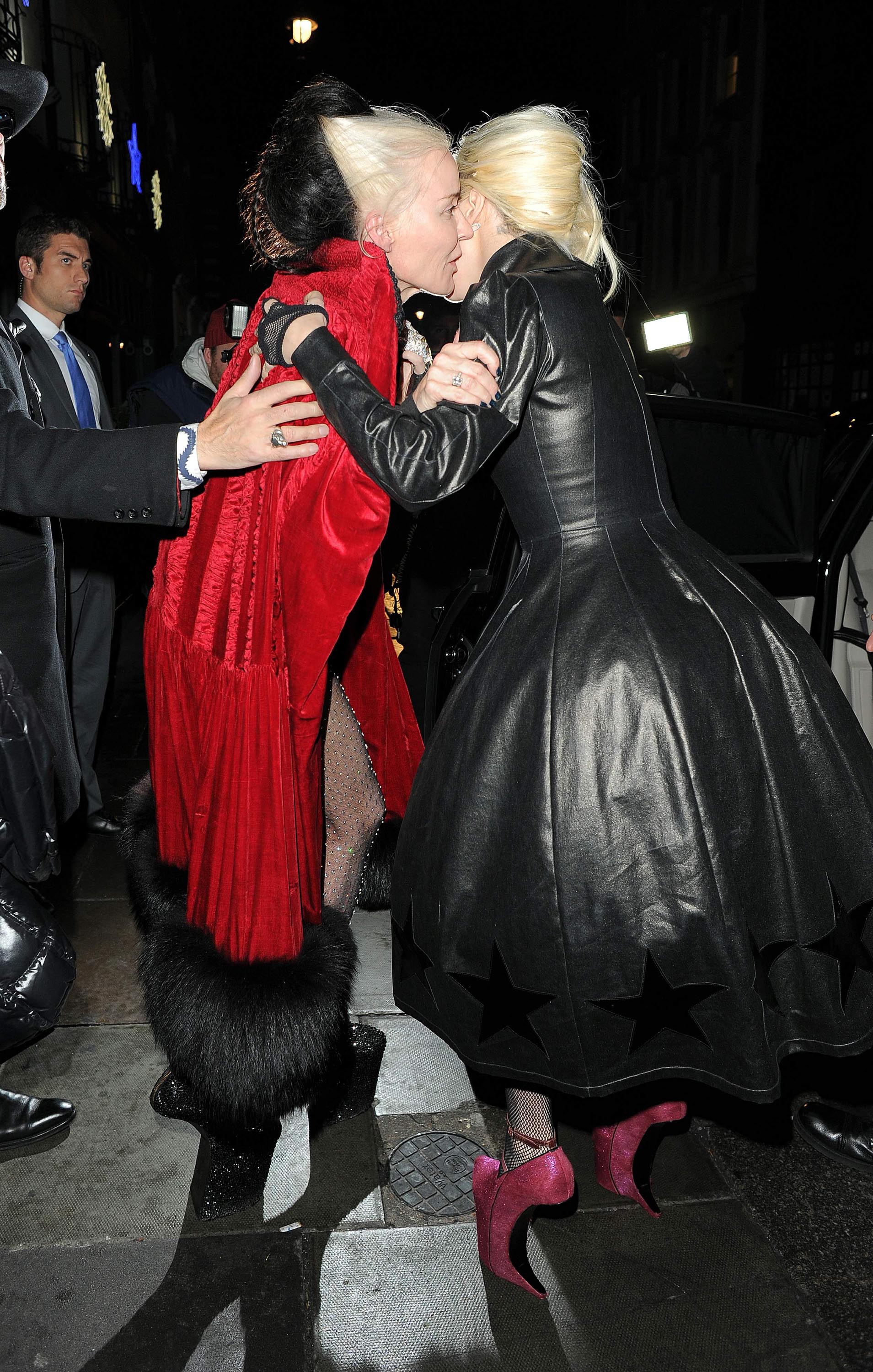 Lady Gaga leaving Groucho club