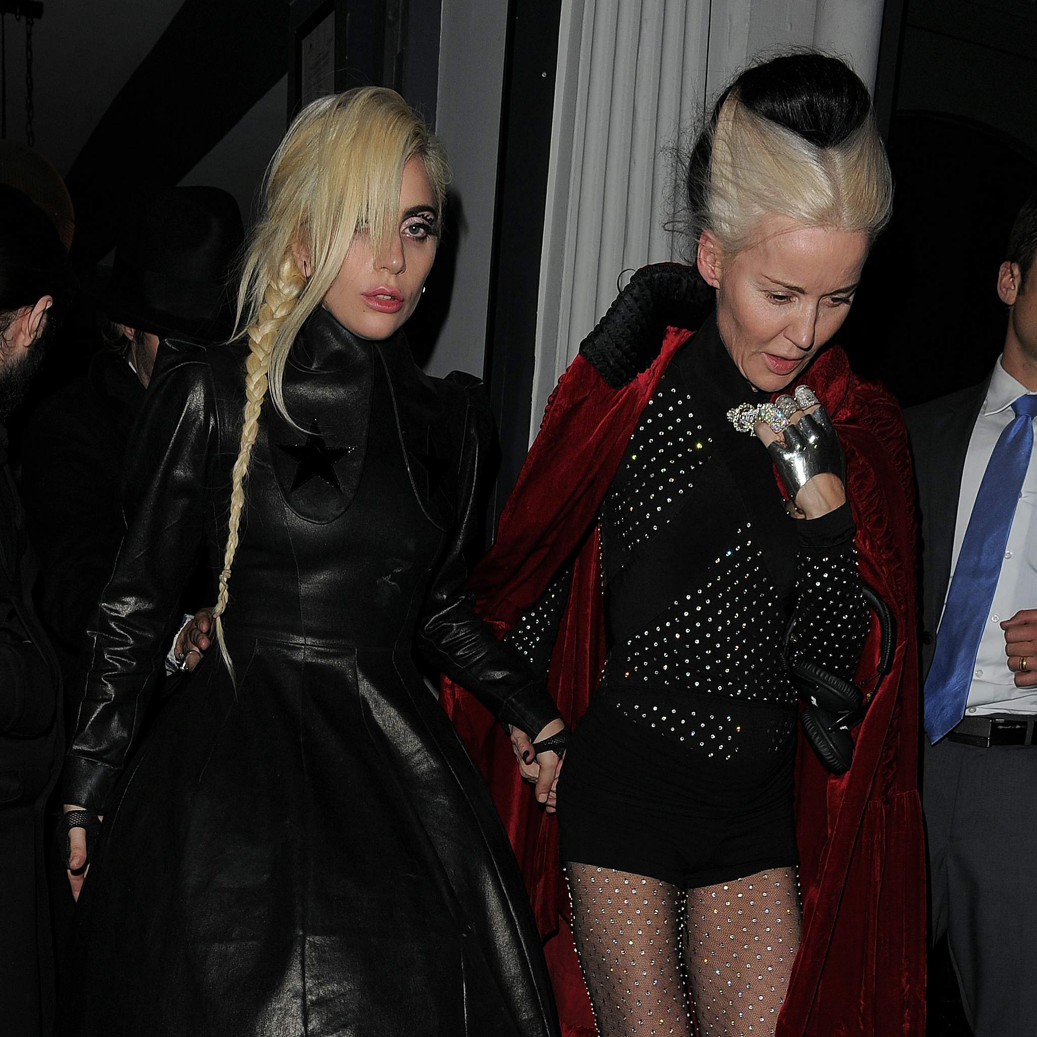 Lady Gaga leaving Groucho club