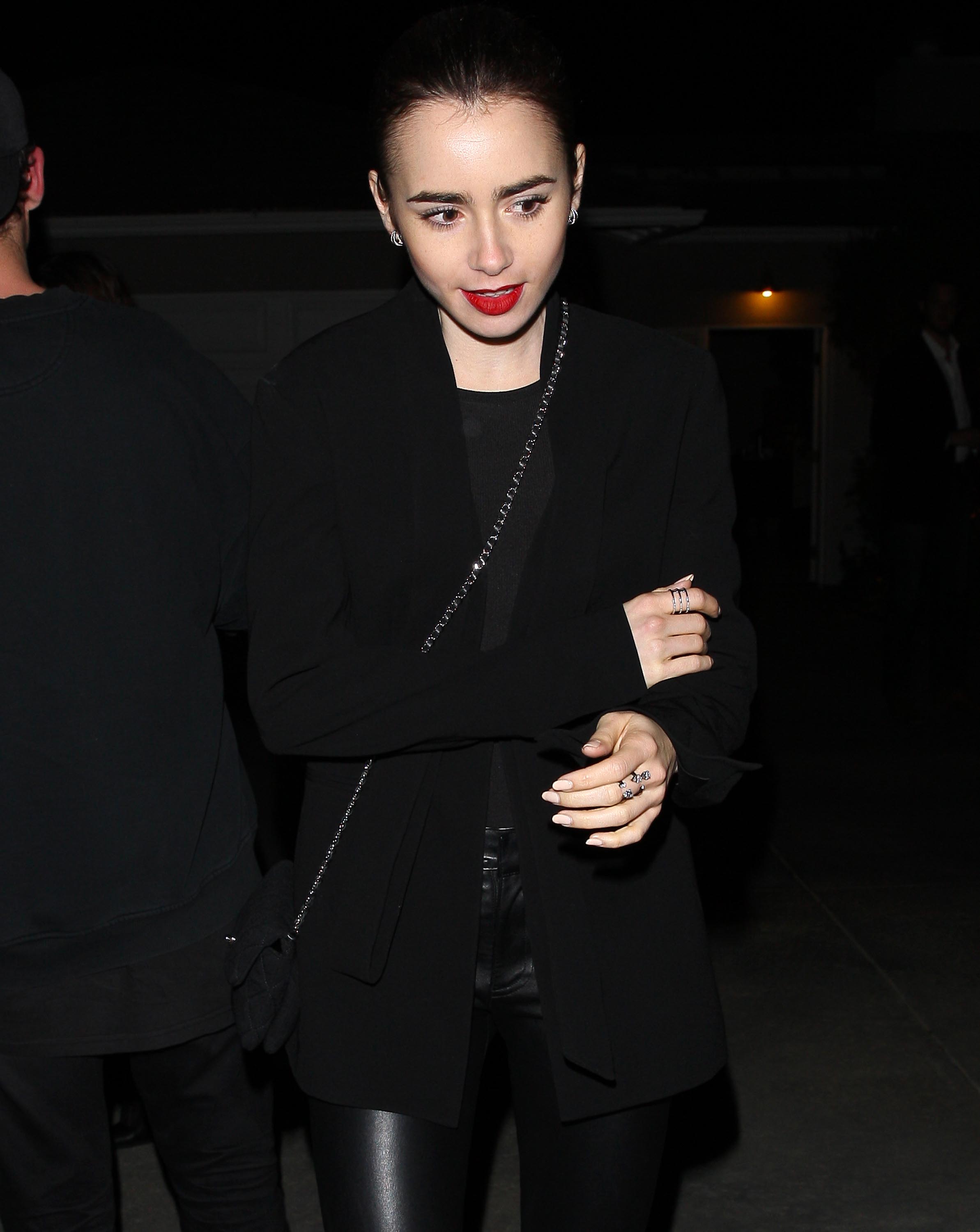 Lily Collins attends Jennifer Klein’s Day of Indulgence Private Party