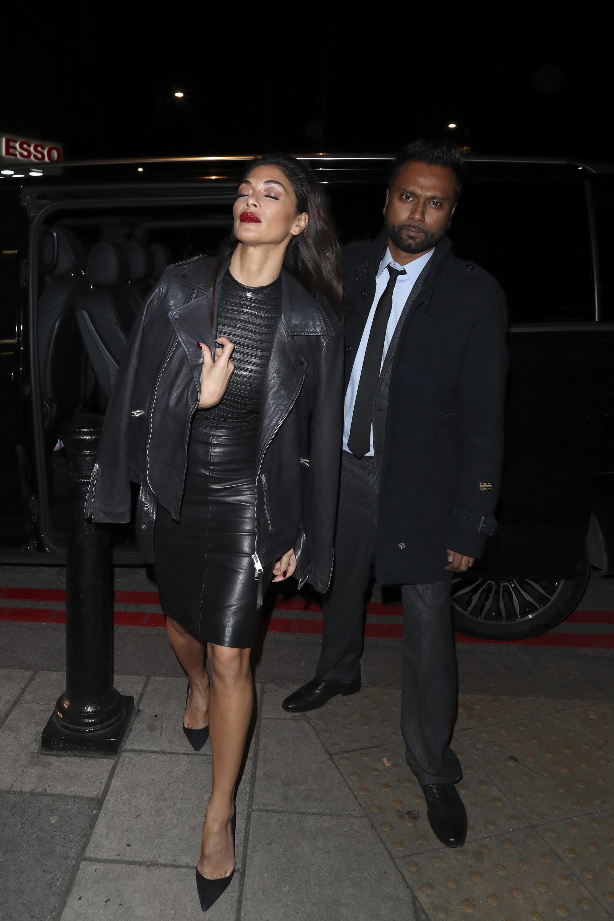 Nicole Scherzinger arrives back at her hotel after X Factor