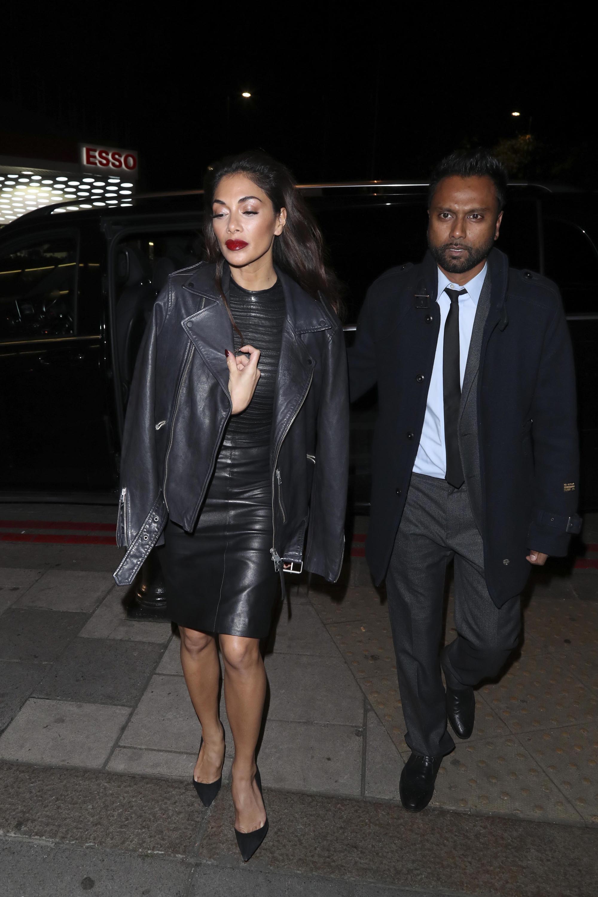 Nicole Scherzinger arrives back at her hotel after X Factor