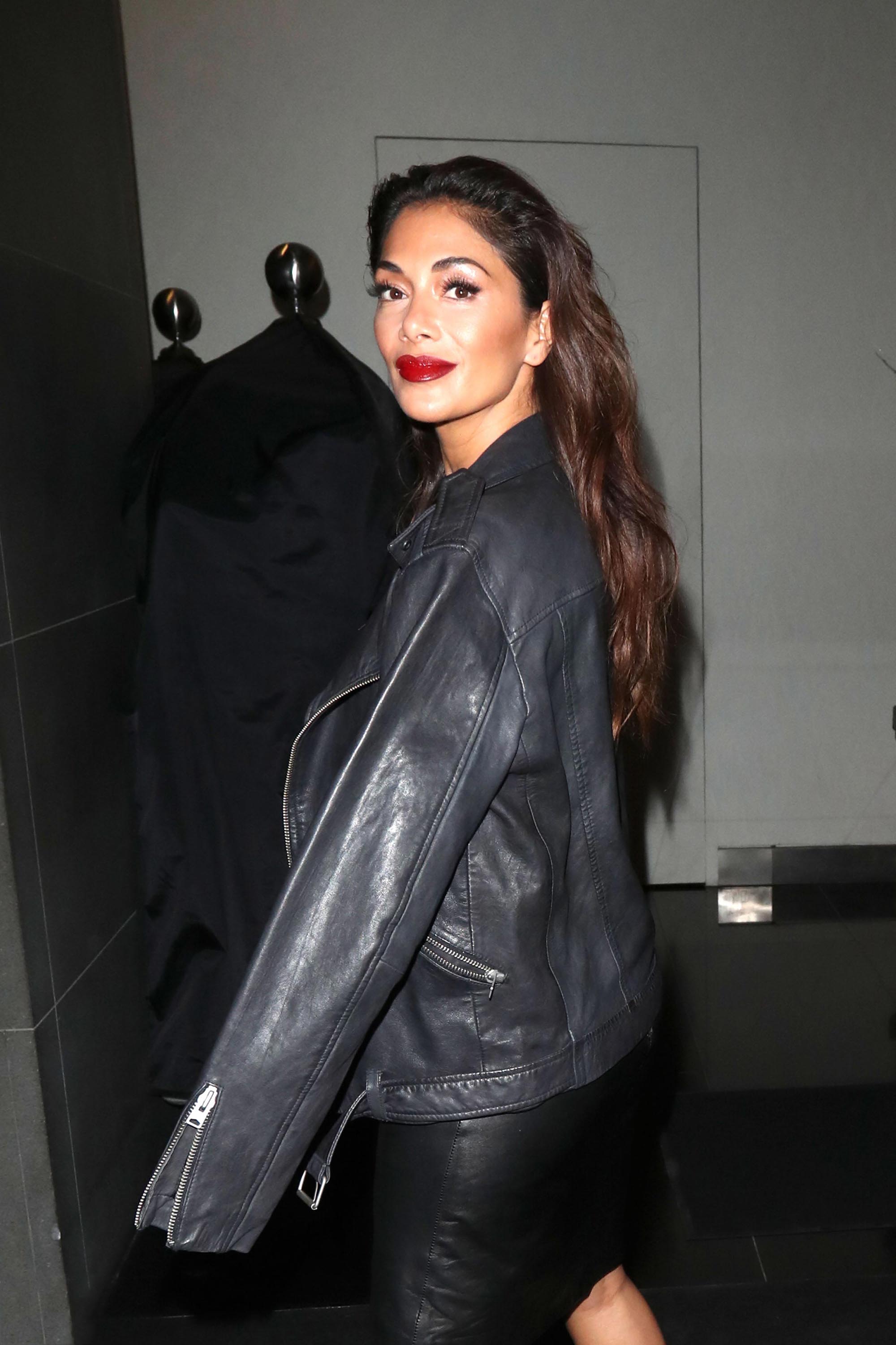 Nicole Scherzinger arrives back at her hotel after X Factor