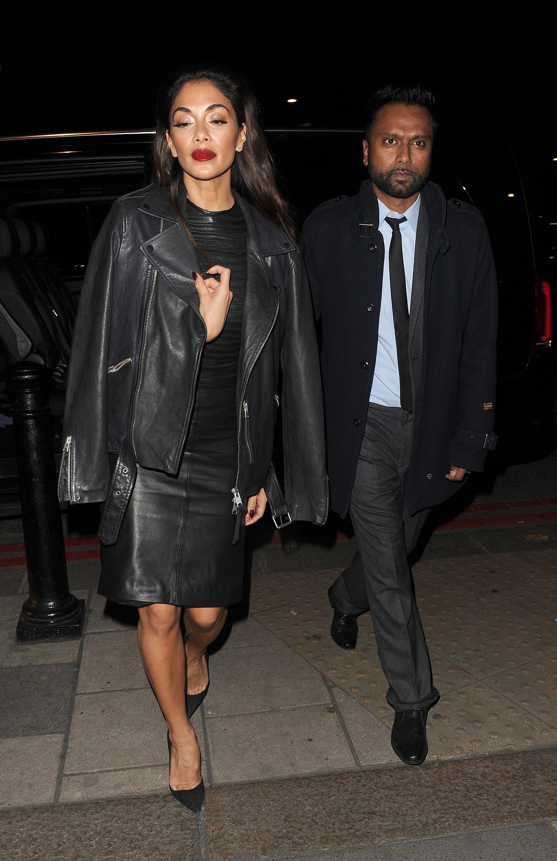 Nicole Scherzinger arrives back at her hotel after X Factor