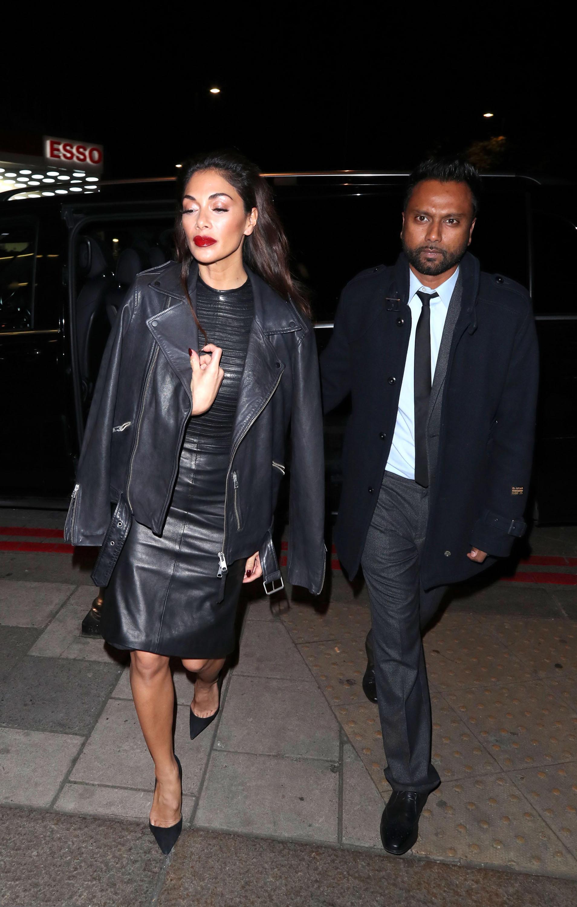 Nicole Scherzinger arrives back at her hotel after X Factor