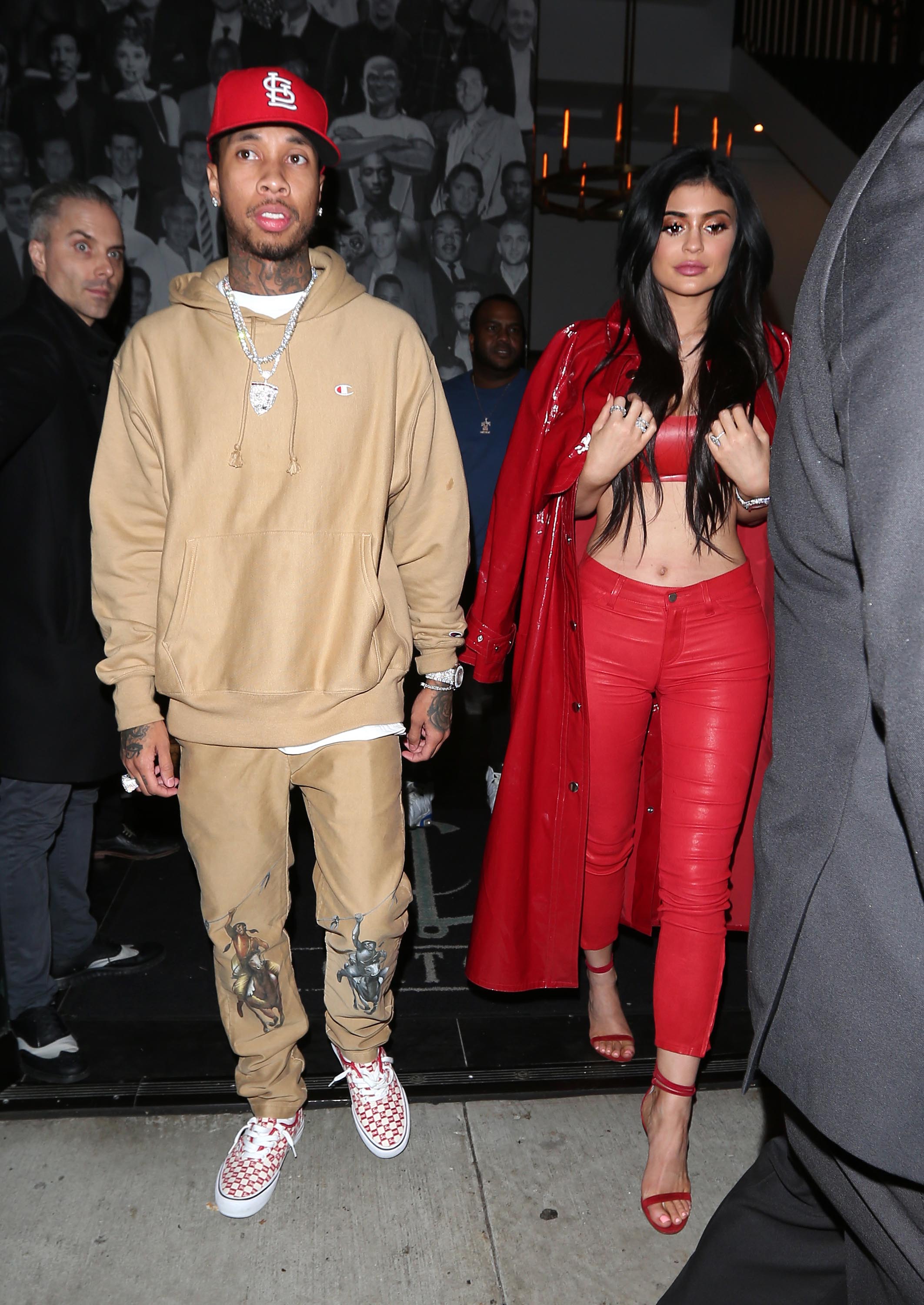 Kylie Jenner spotted at Catch LA For Date Night