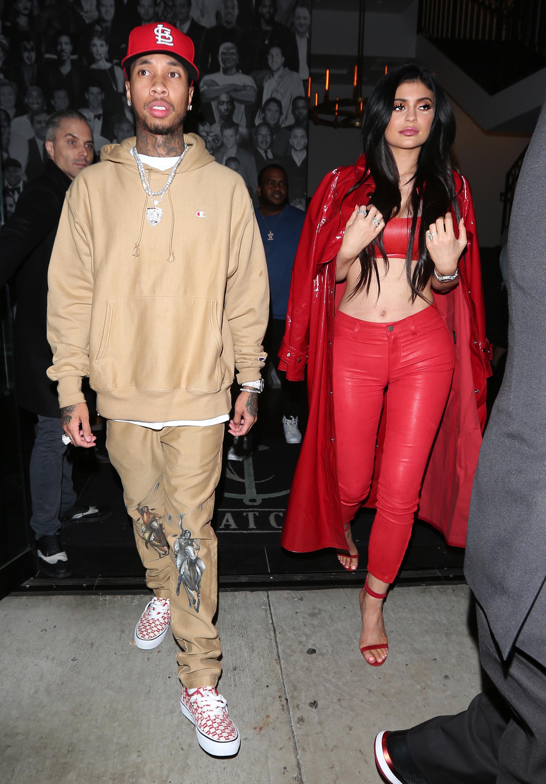 Kylie Jenner spotted at Catch LA For Date Night