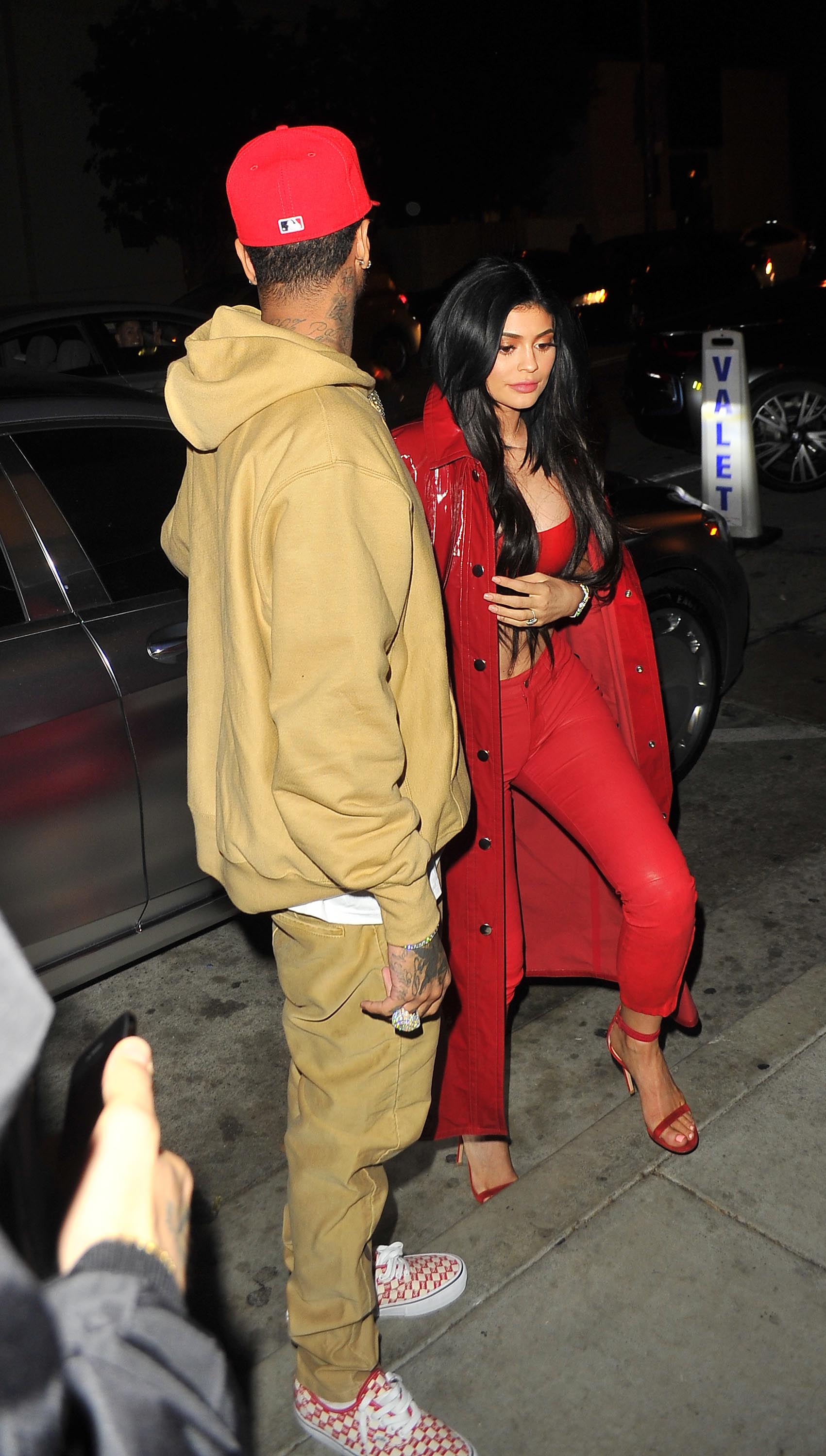 Kylie Jenner spotted at Catch LA For Date Night