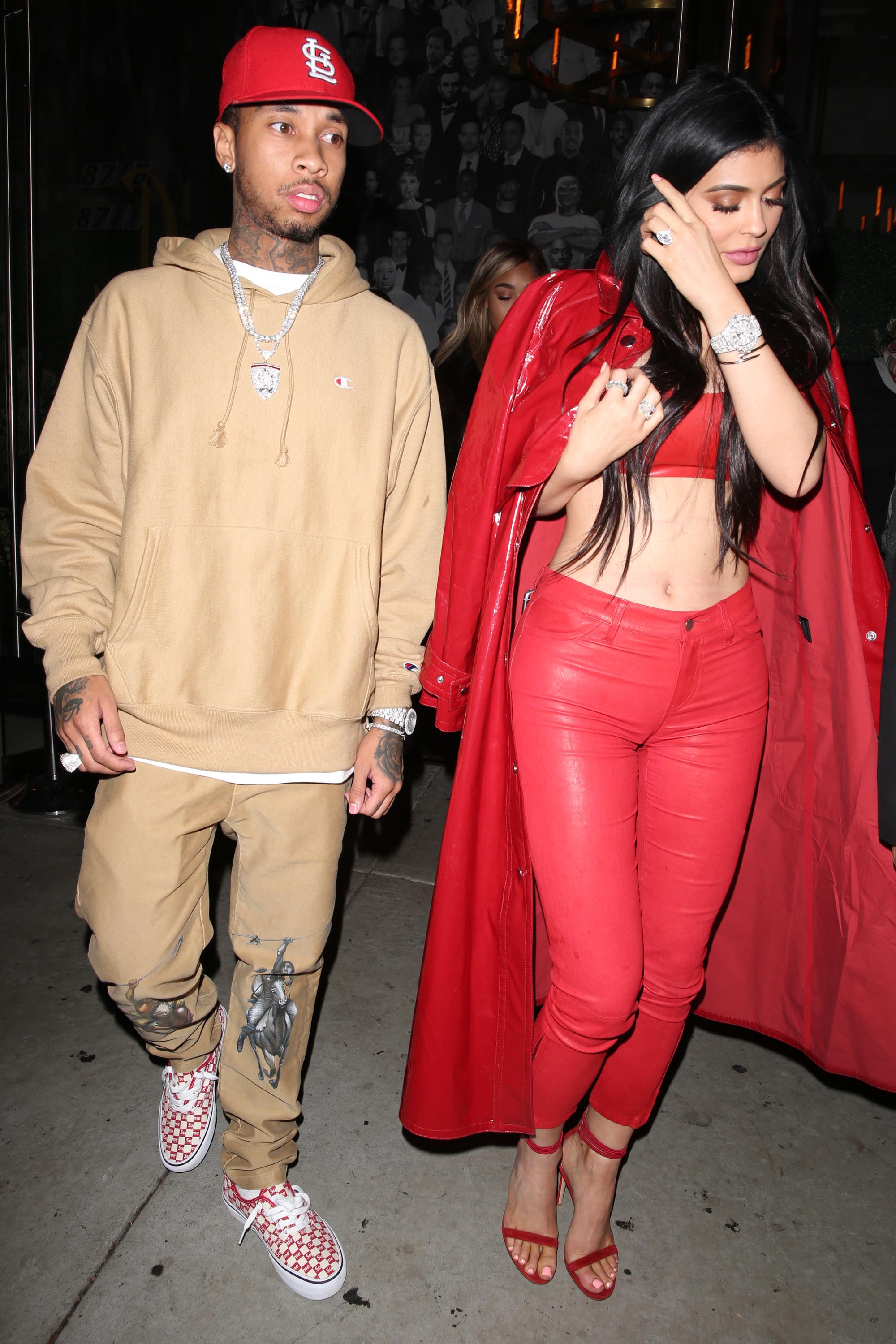 Kylie Jenner spotted at Catch LA For Date Night