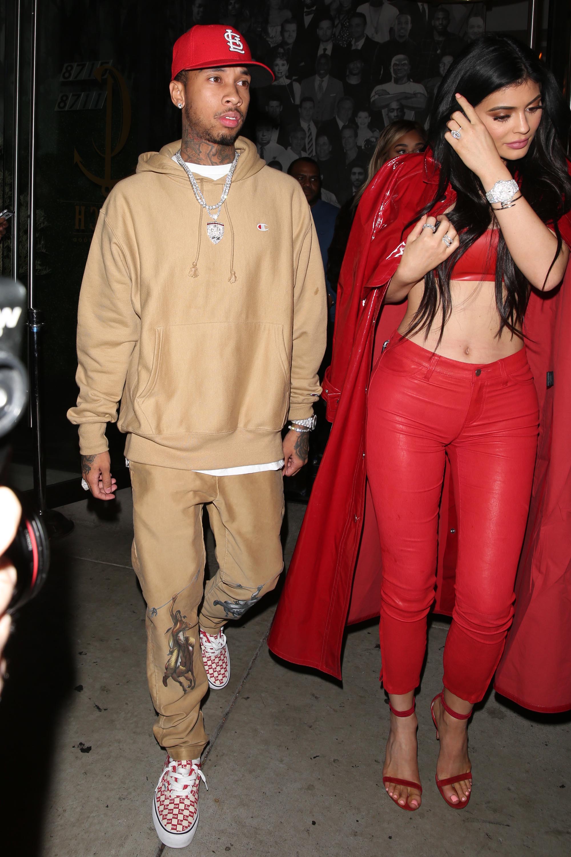 Kylie Jenner spotted at Catch LA For Date Night