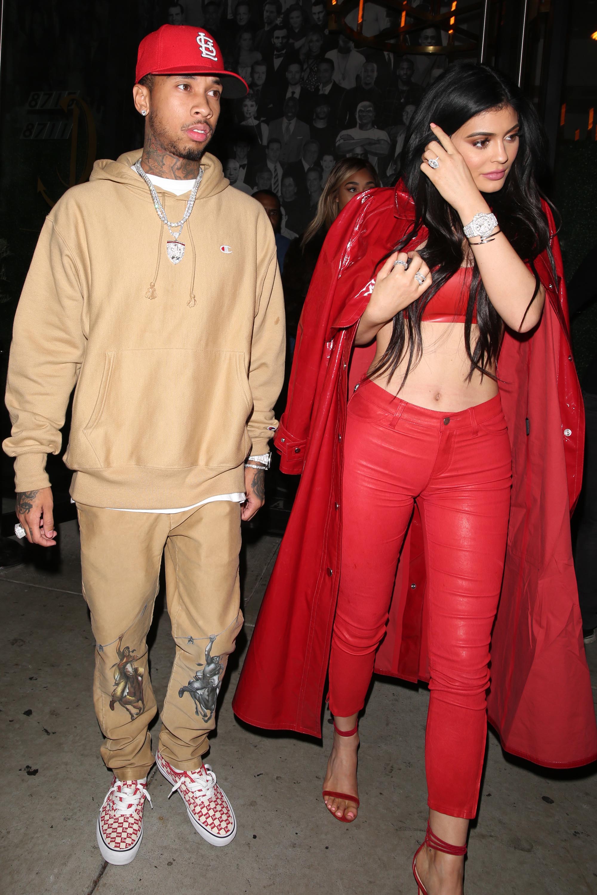 Kylie Jenner spotted at Catch LA For Date Night