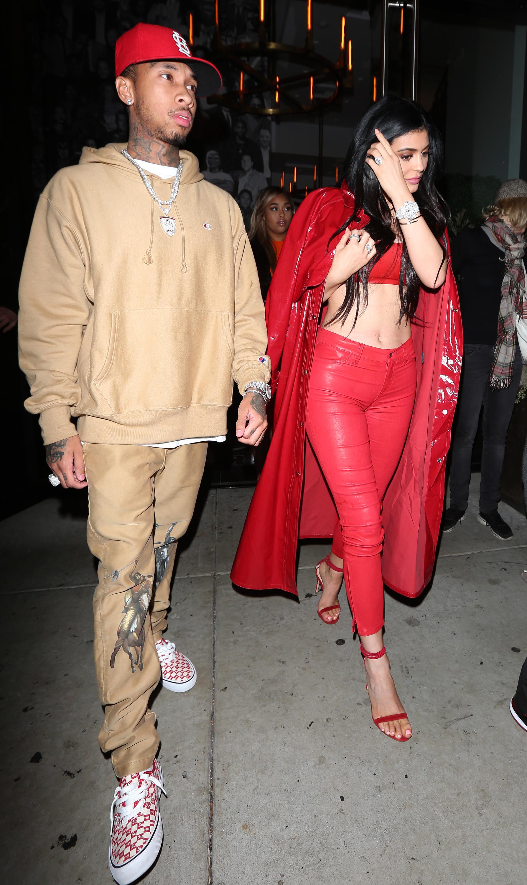 Kylie Jenner spotted at Catch LA For Date Night