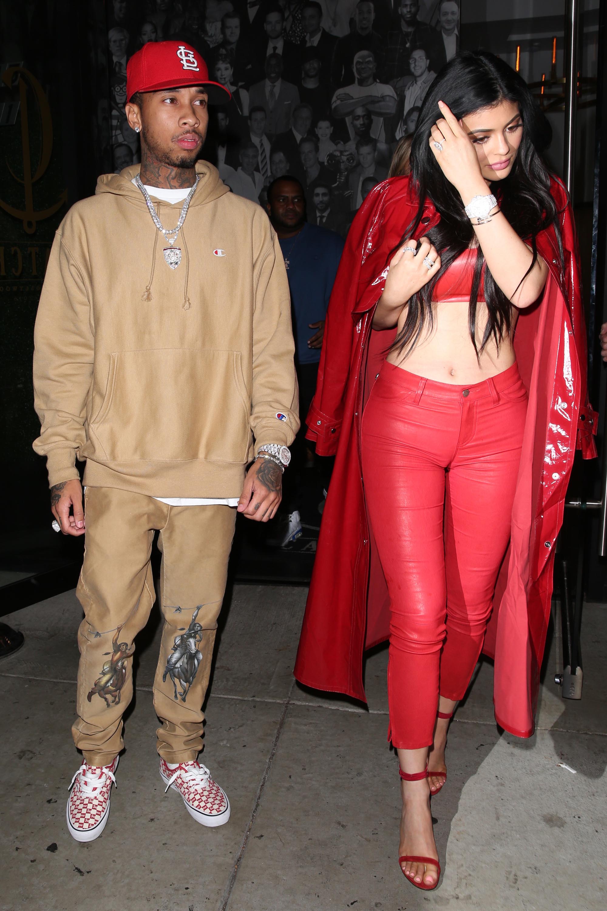 Kylie Jenner spotted at Catch LA For Date Night