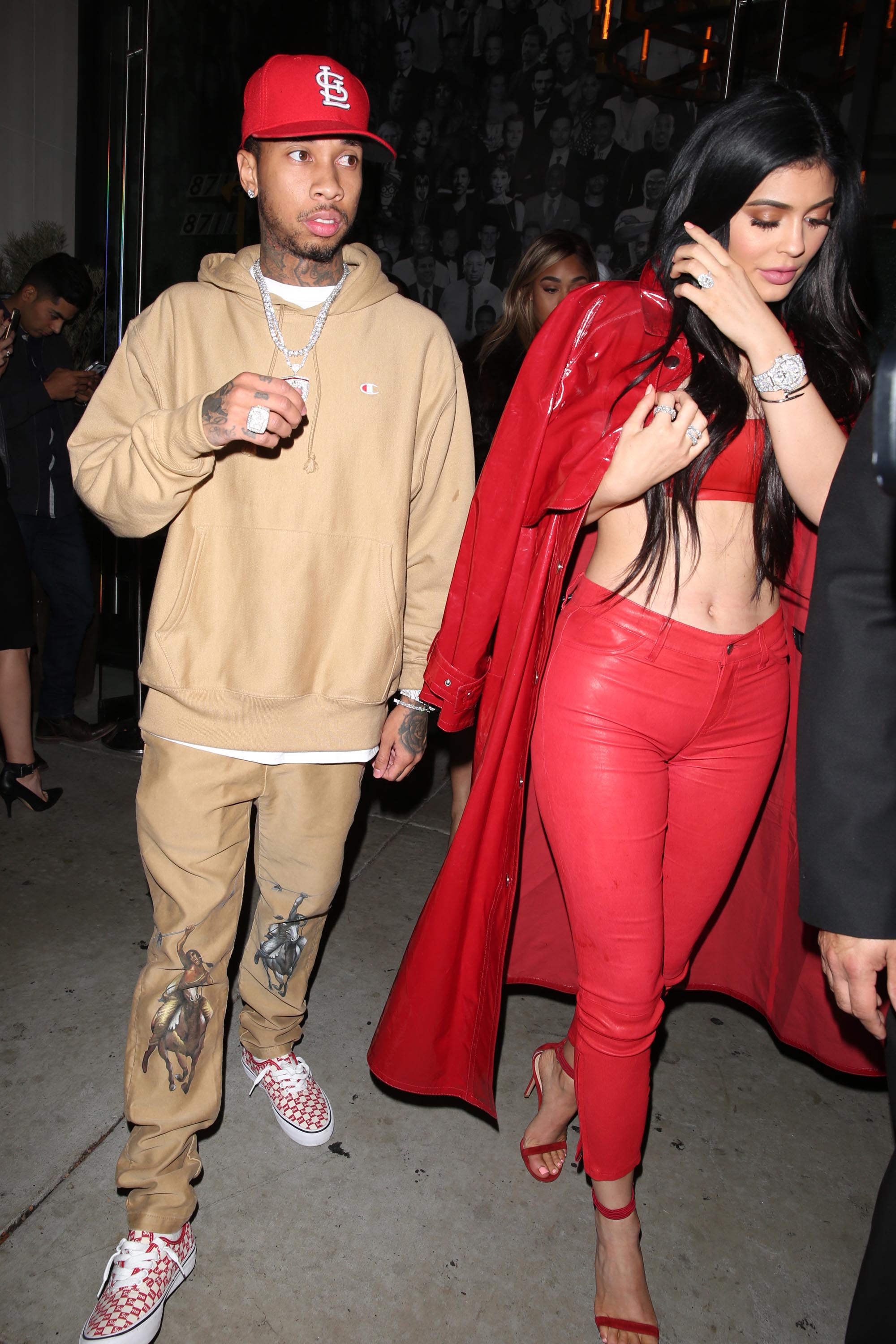 Kylie Jenner spotted at Catch LA For Date Night