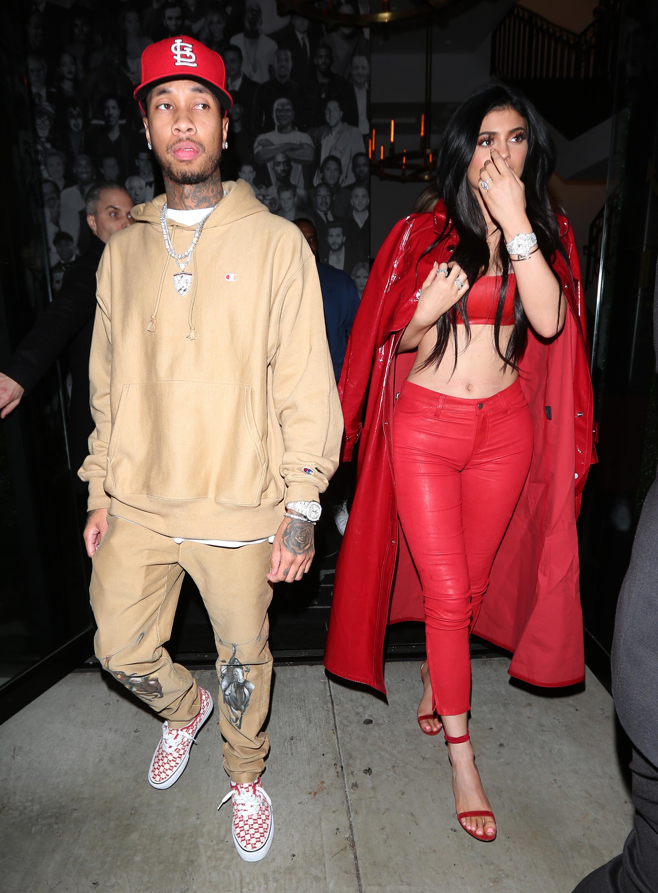 Kylie Jenner spotted at Catch LA For Date Night