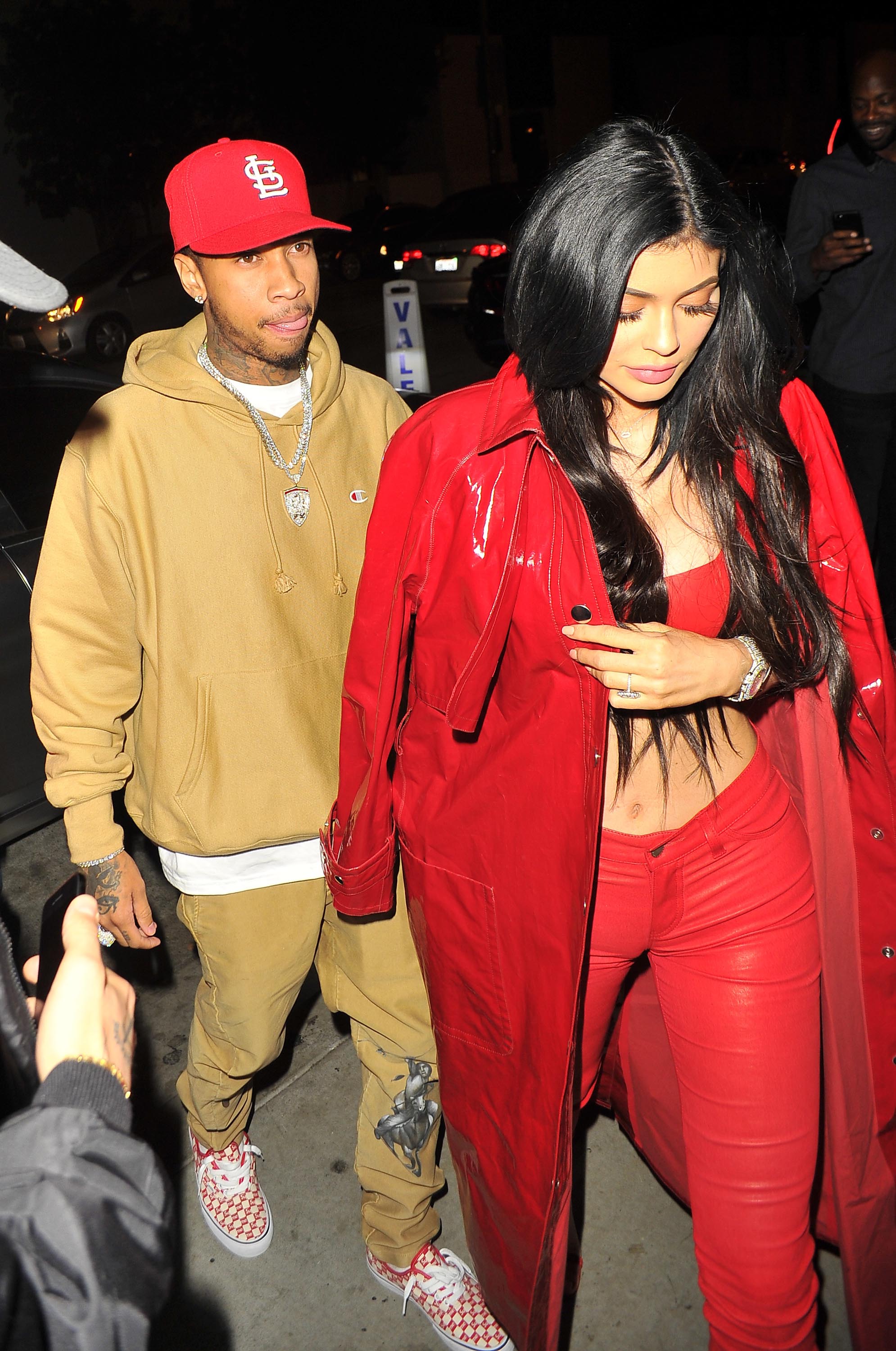 Kylie Jenner spotted at Catch LA For Date Night