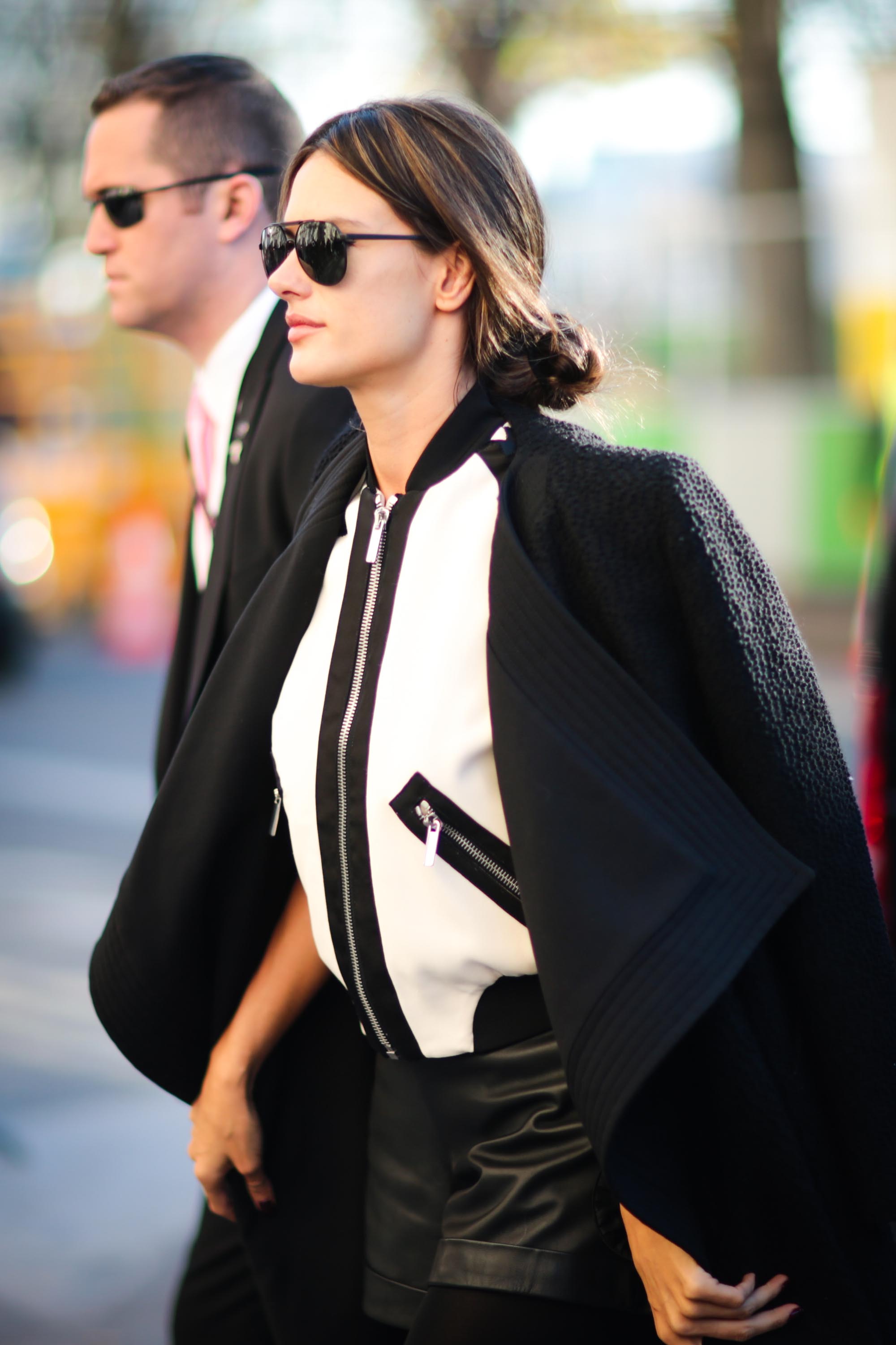 Alessandra Ambrosio street style in Paris