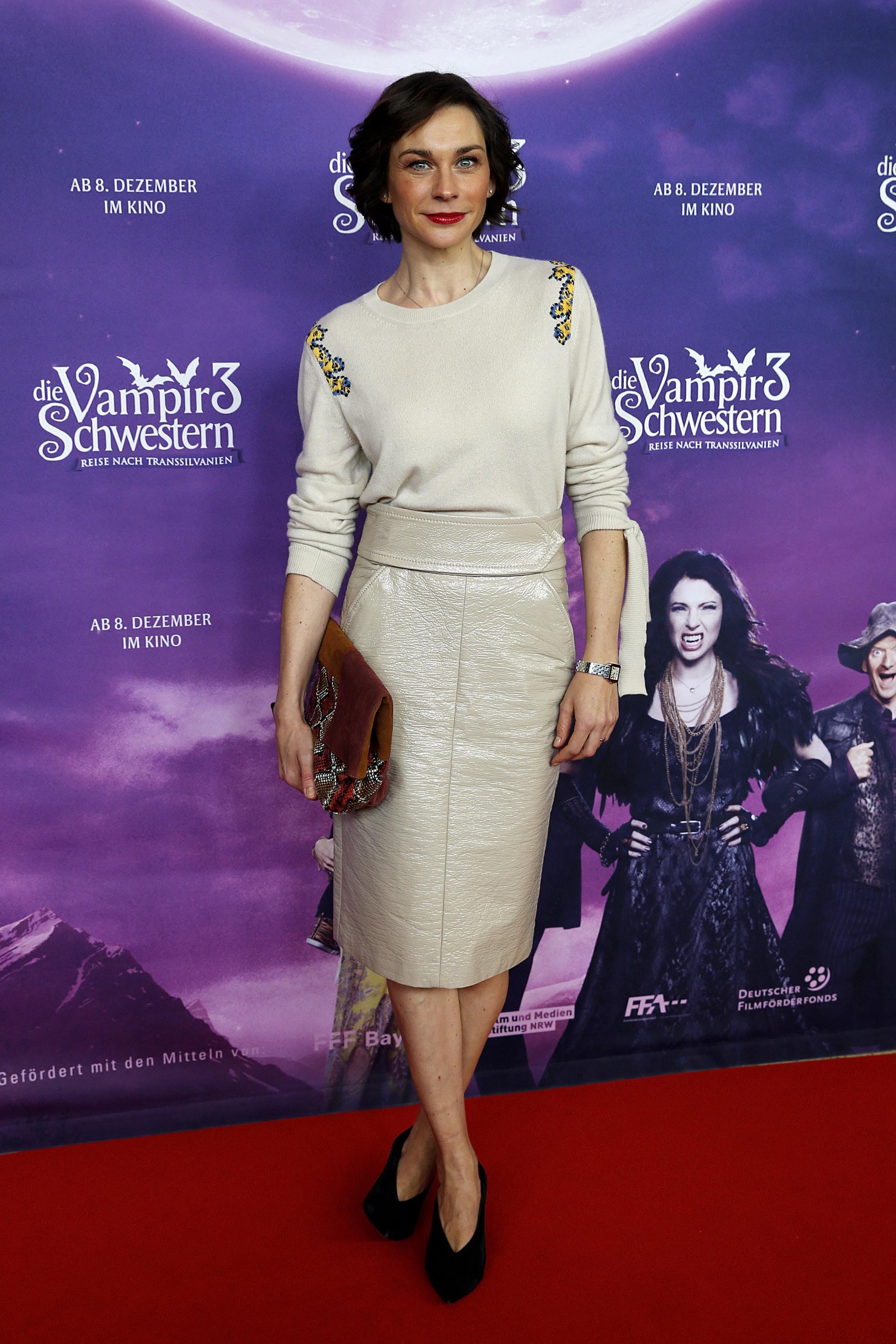 Christiane Paul during the premiere of Die Vampirschwestern 3