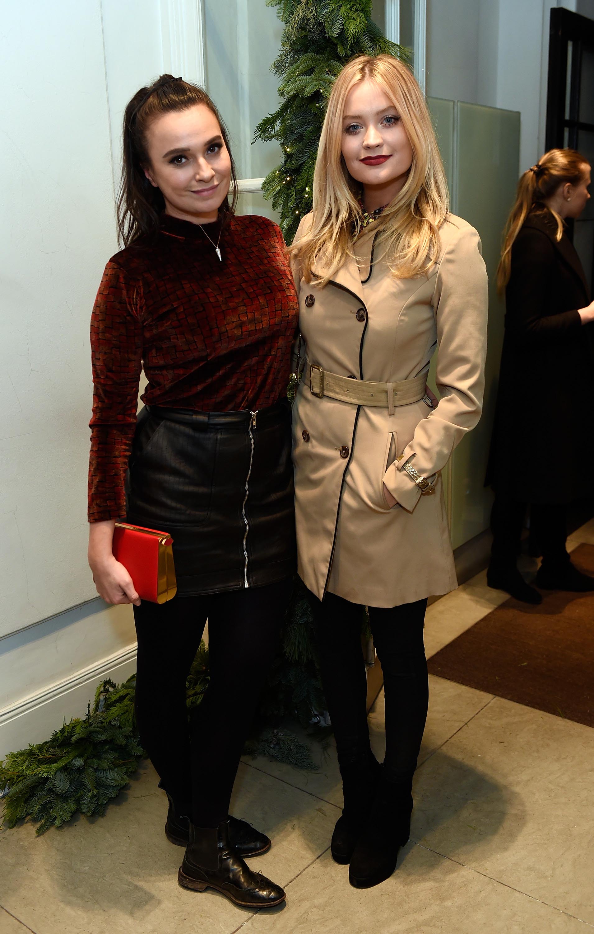 Gizzi Erskine attends as Lulu Guinness & Jasmine Guinness celebrate Christmas