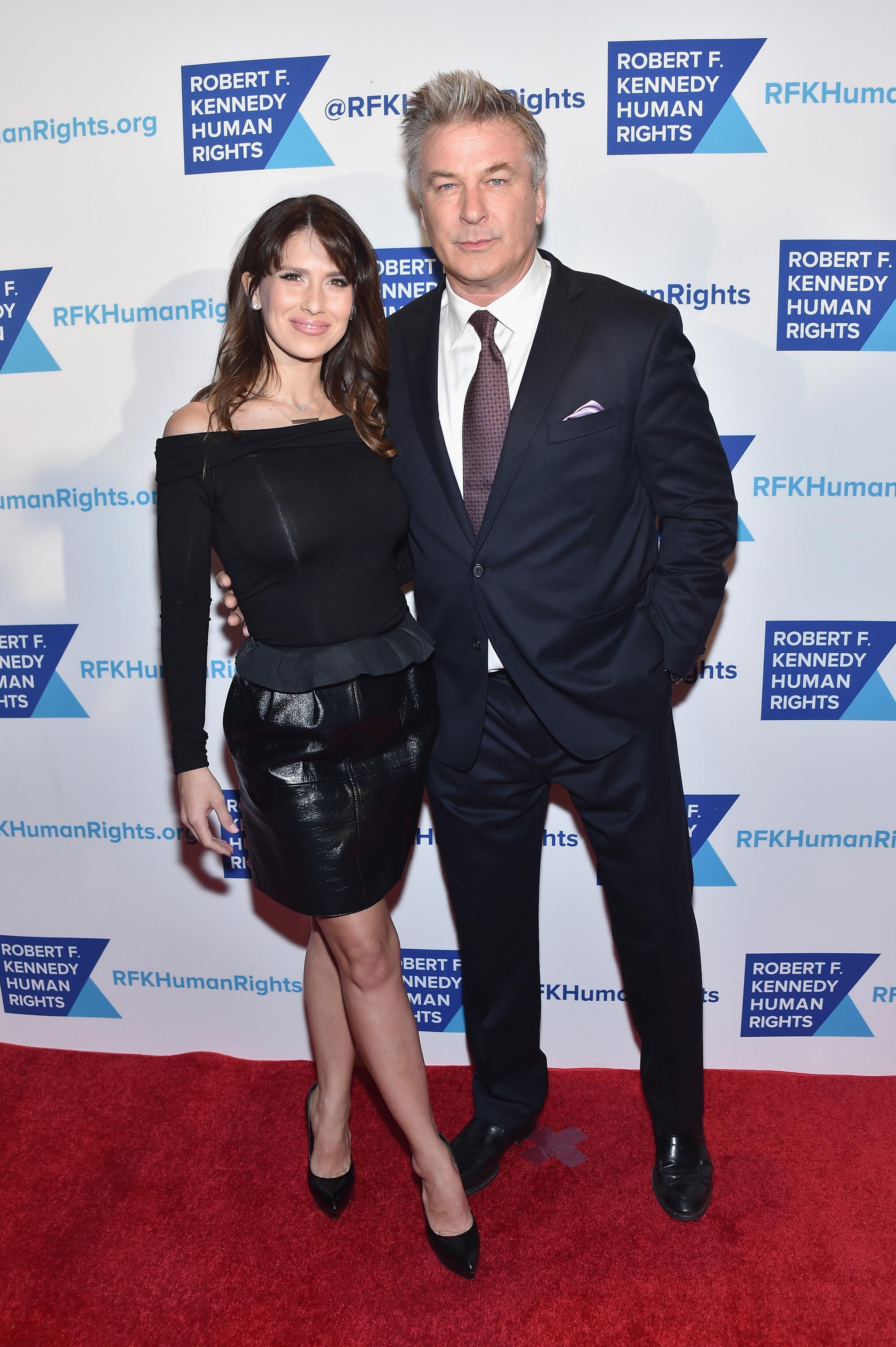 Hilaria Baldwin attends RFK Human Rights Ripple of Hope Awards Honoring VP