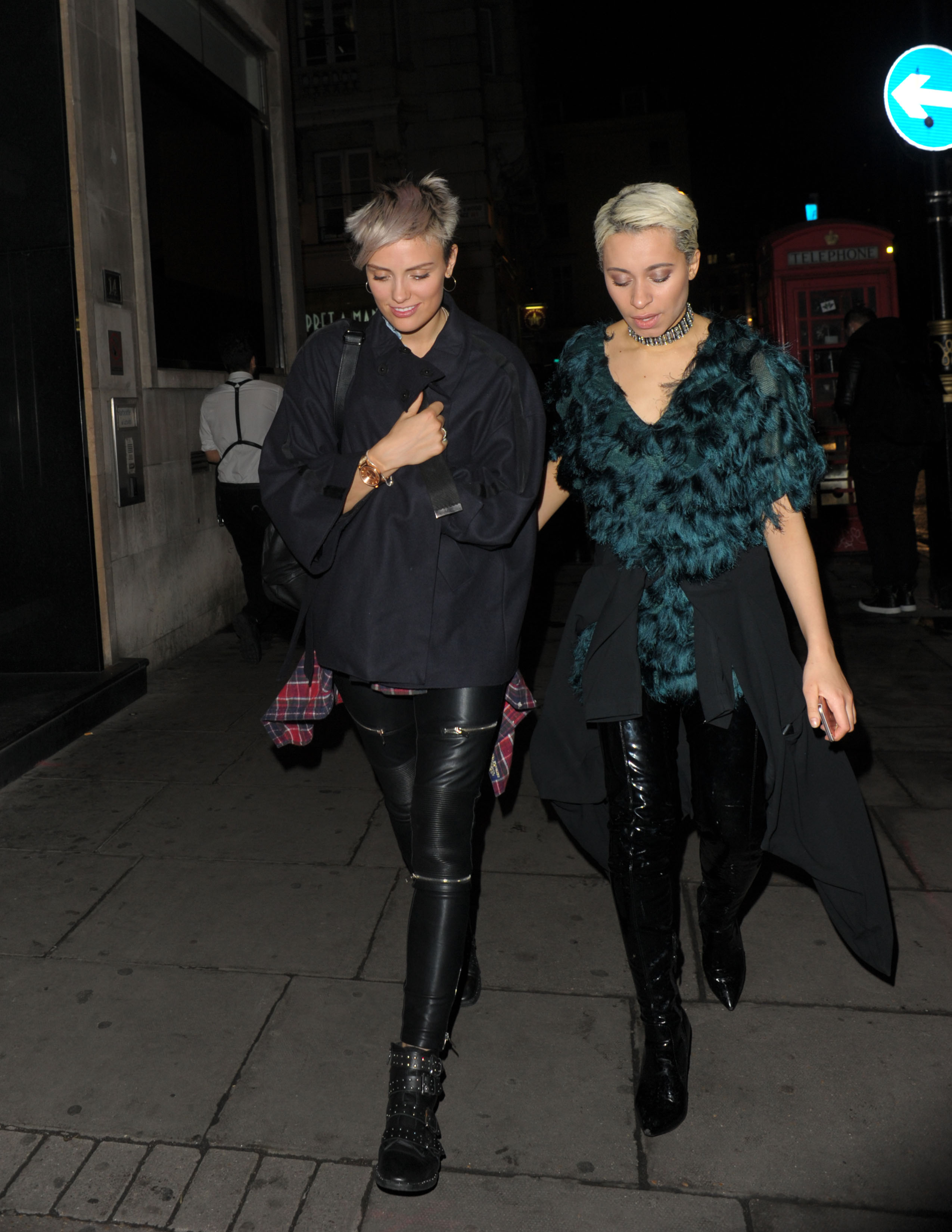 Wallis Day arrives at Tape Night Club