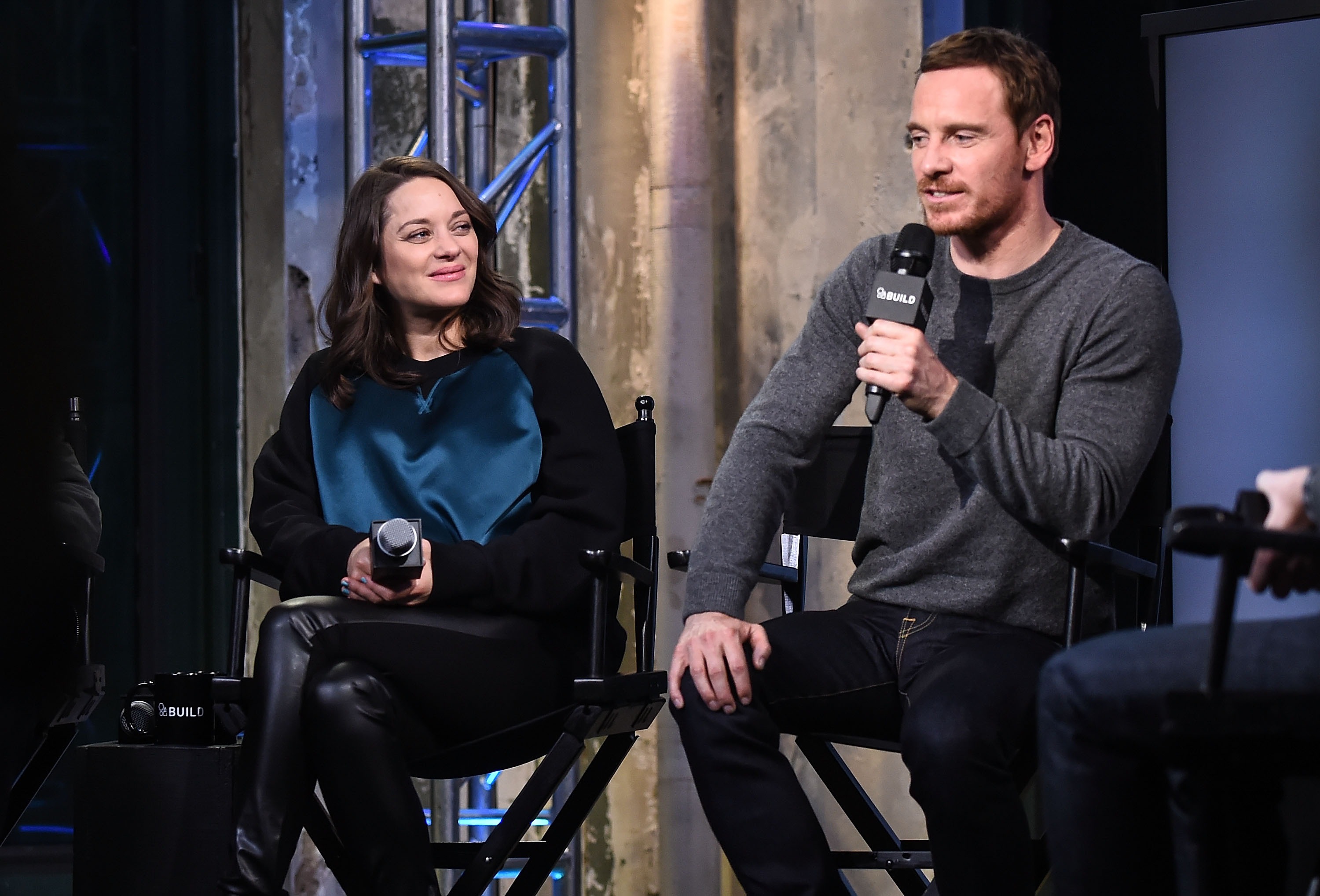 Marion Cotillard attends AOL Build to discuss the movie ‘Assassin’s Creed’