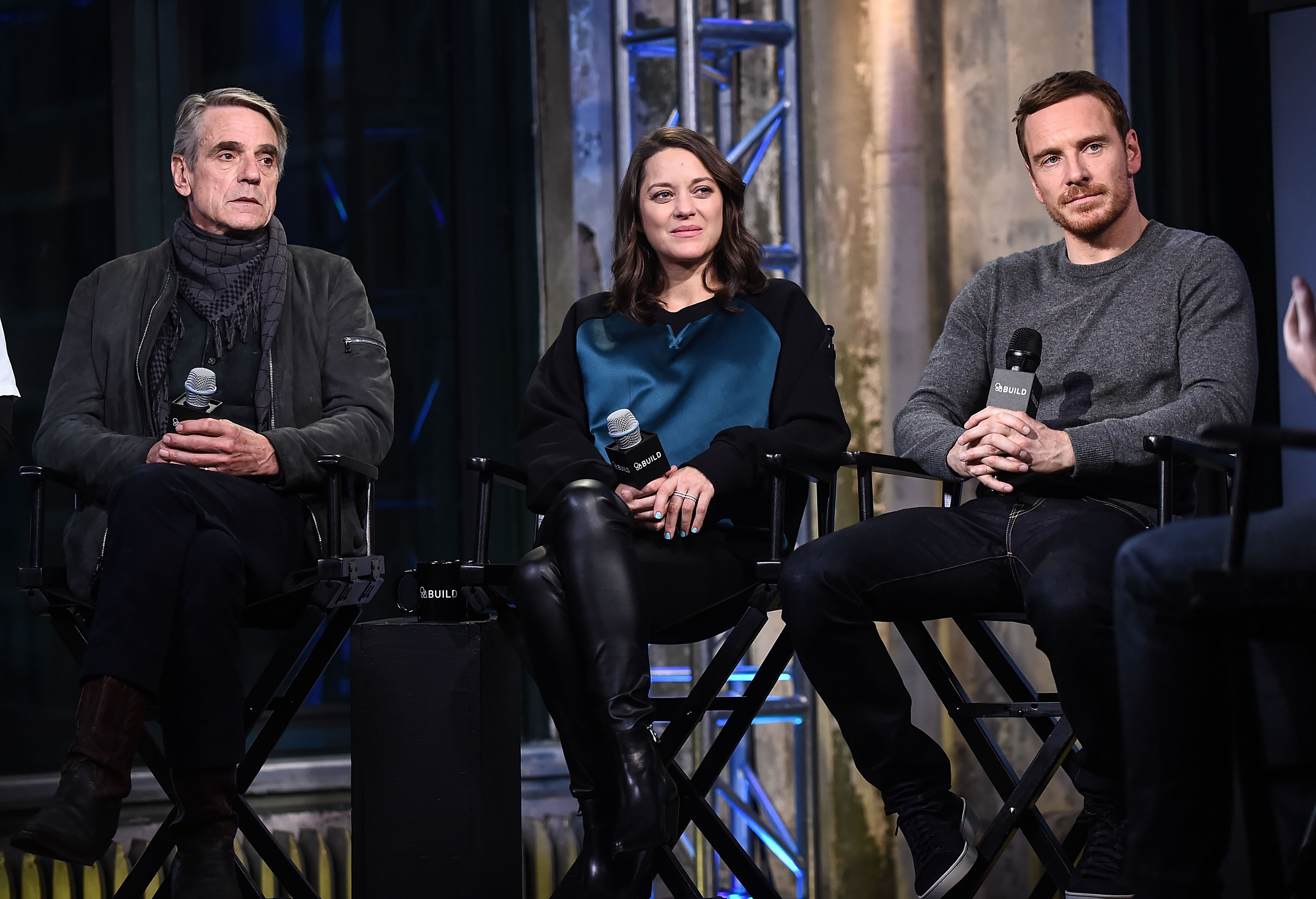 Marion Cotillard attends AOL Build to discuss the movie ‘Assassin’s Creed’