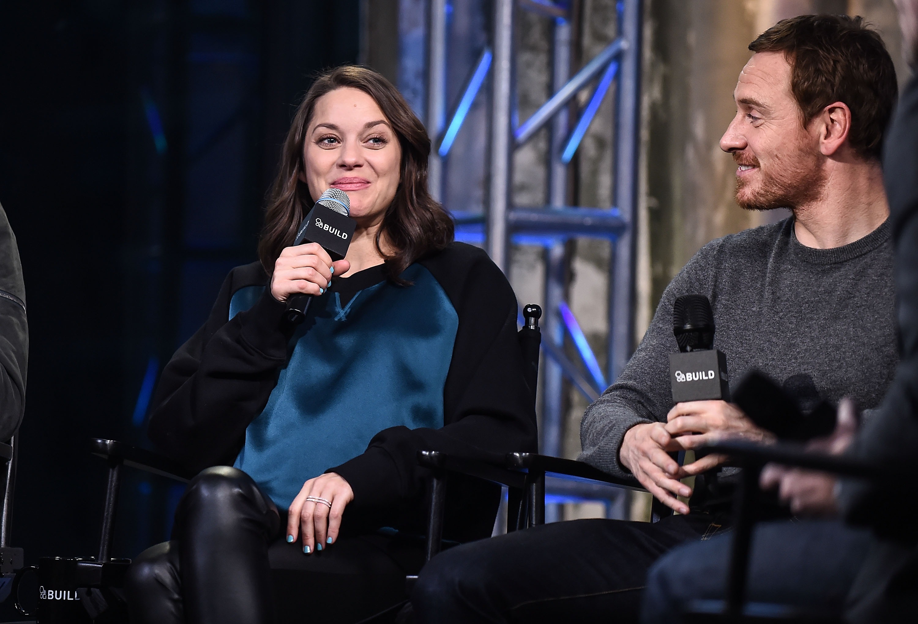 Marion Cotillard attends AOL Build to discuss the movie ‘Assassin’s Creed’
