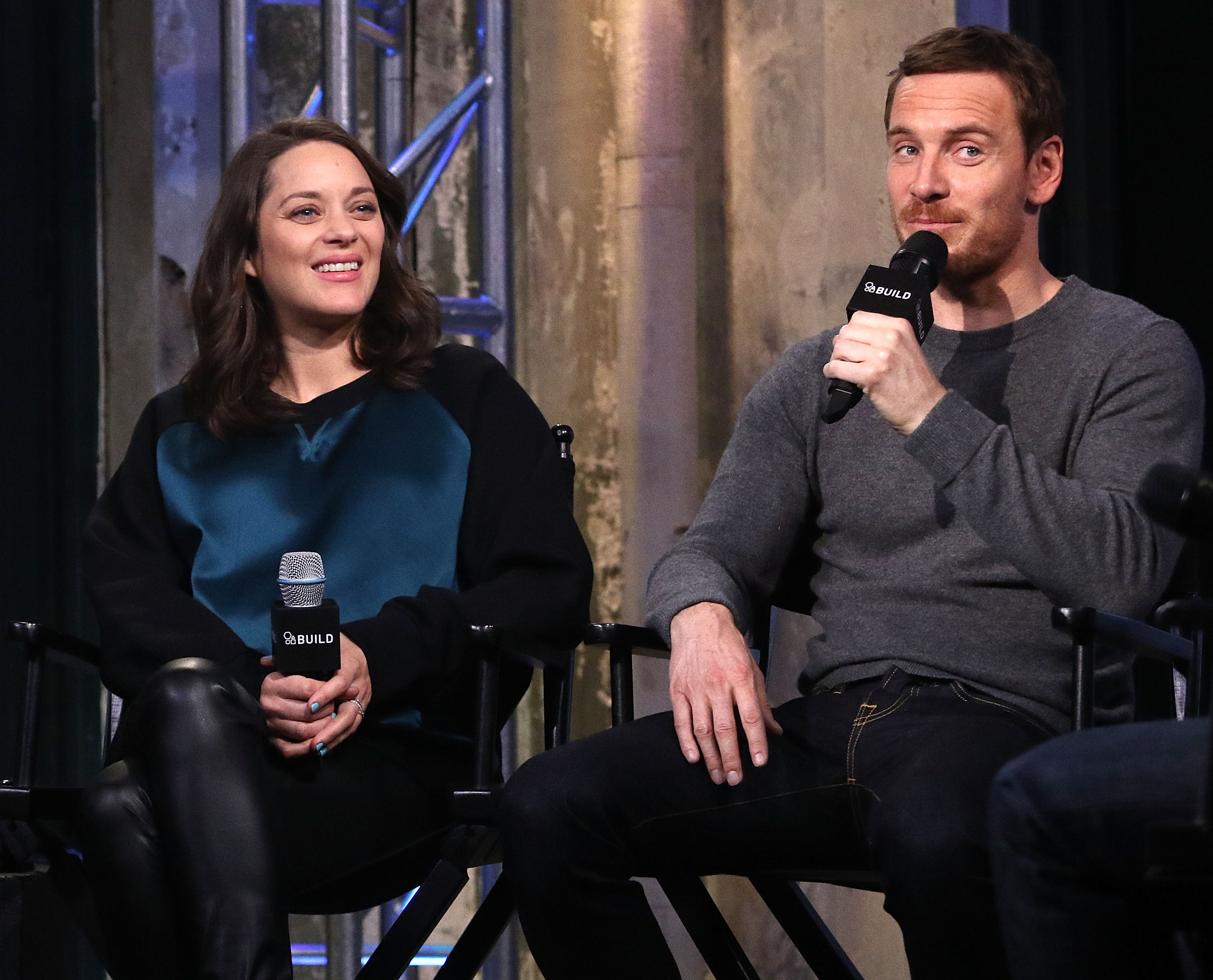 Marion Cotillard attends AOL Build to discuss the movie ‘Assassin’s Creed’