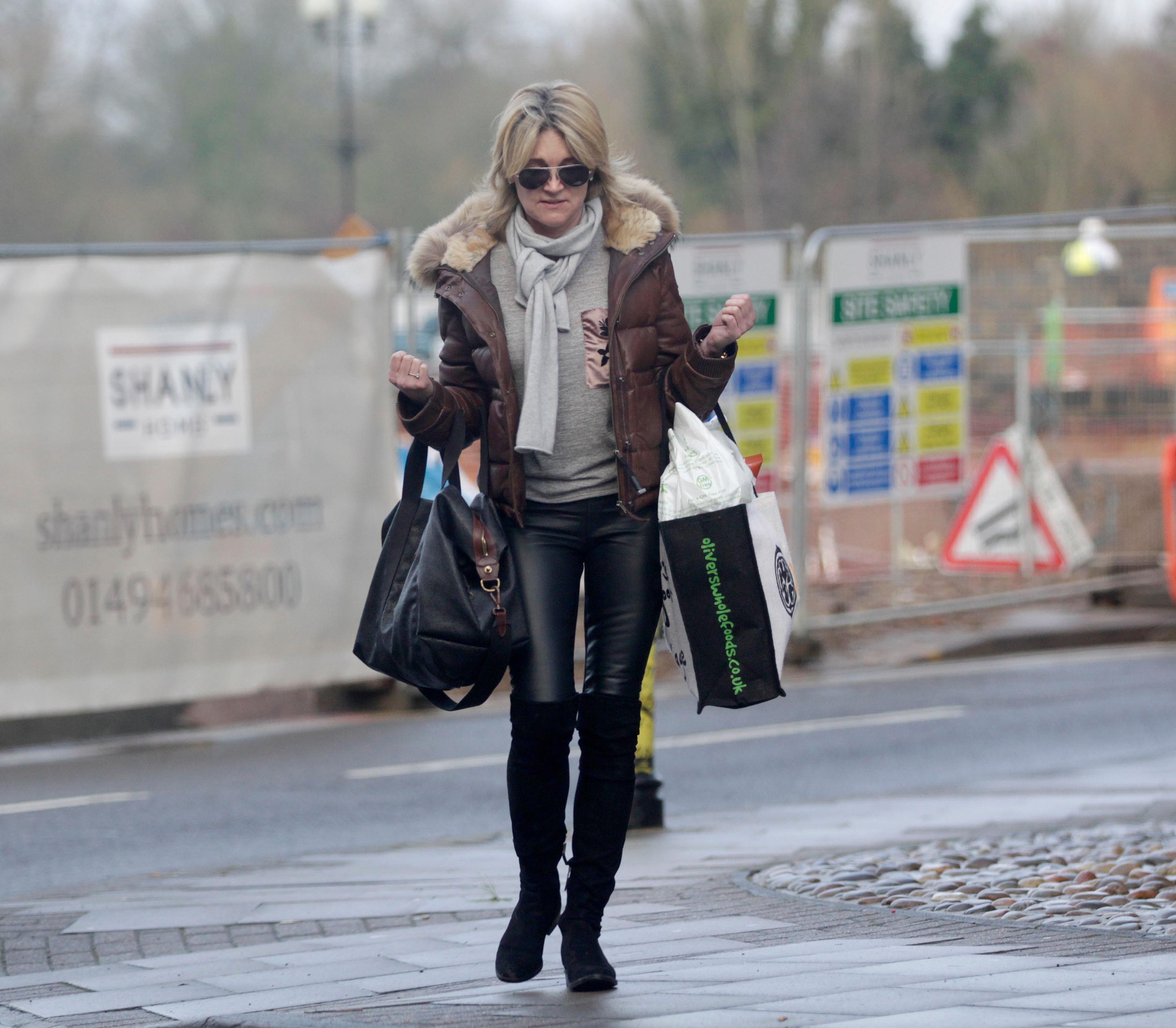 Anthea Turner out Shopping