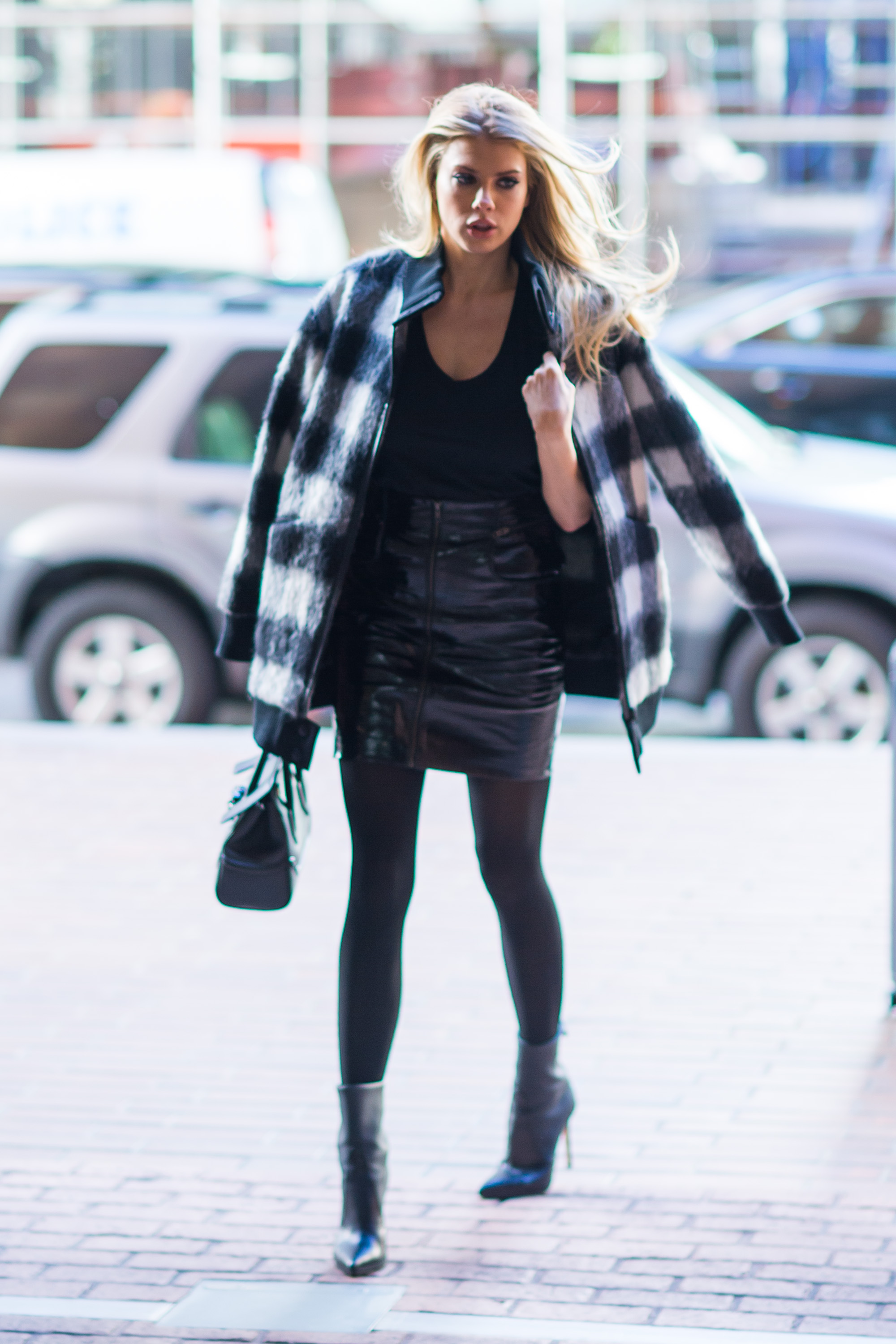 Charlotte McKinney out in NYC