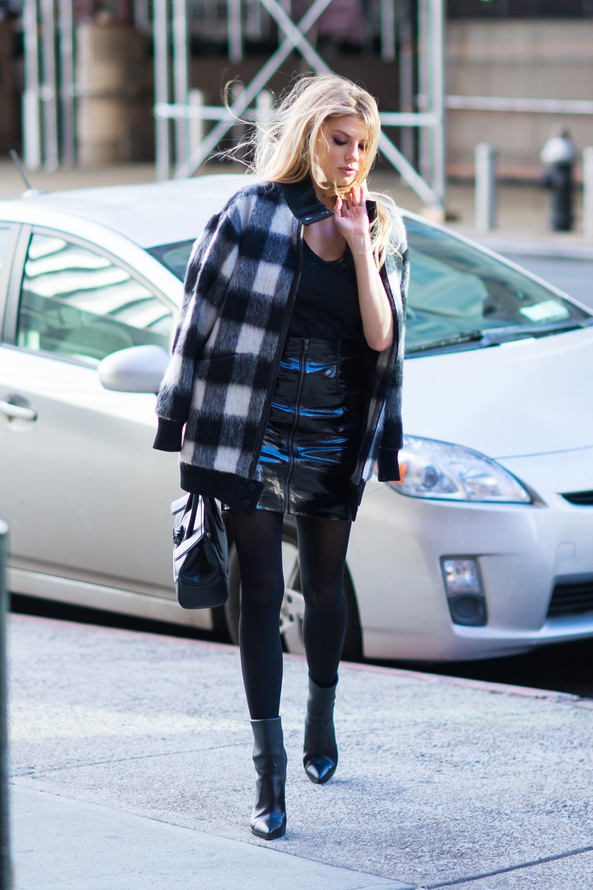 Charlotte McKinney out in NYC