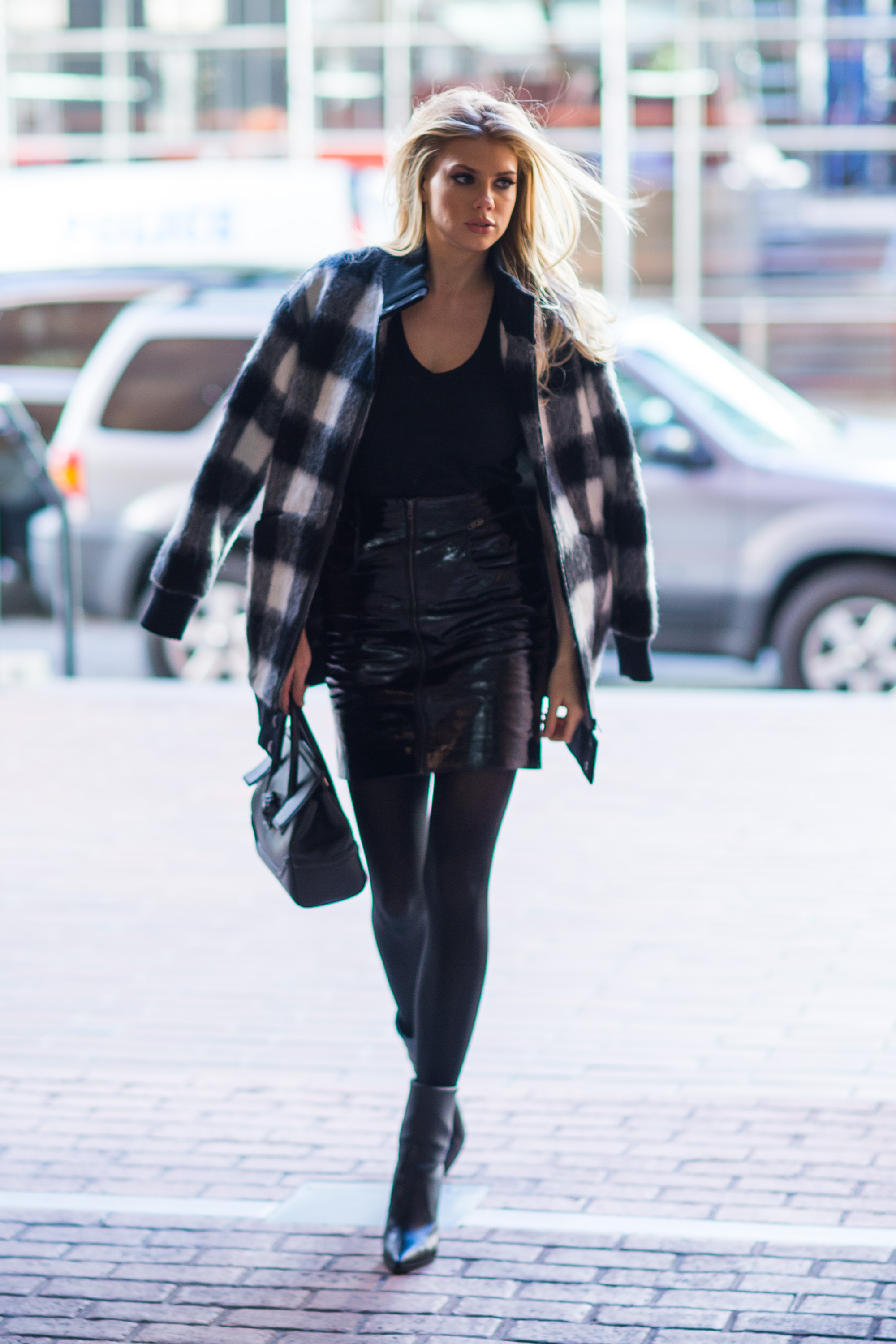 Charlotte McKinney out in NYC