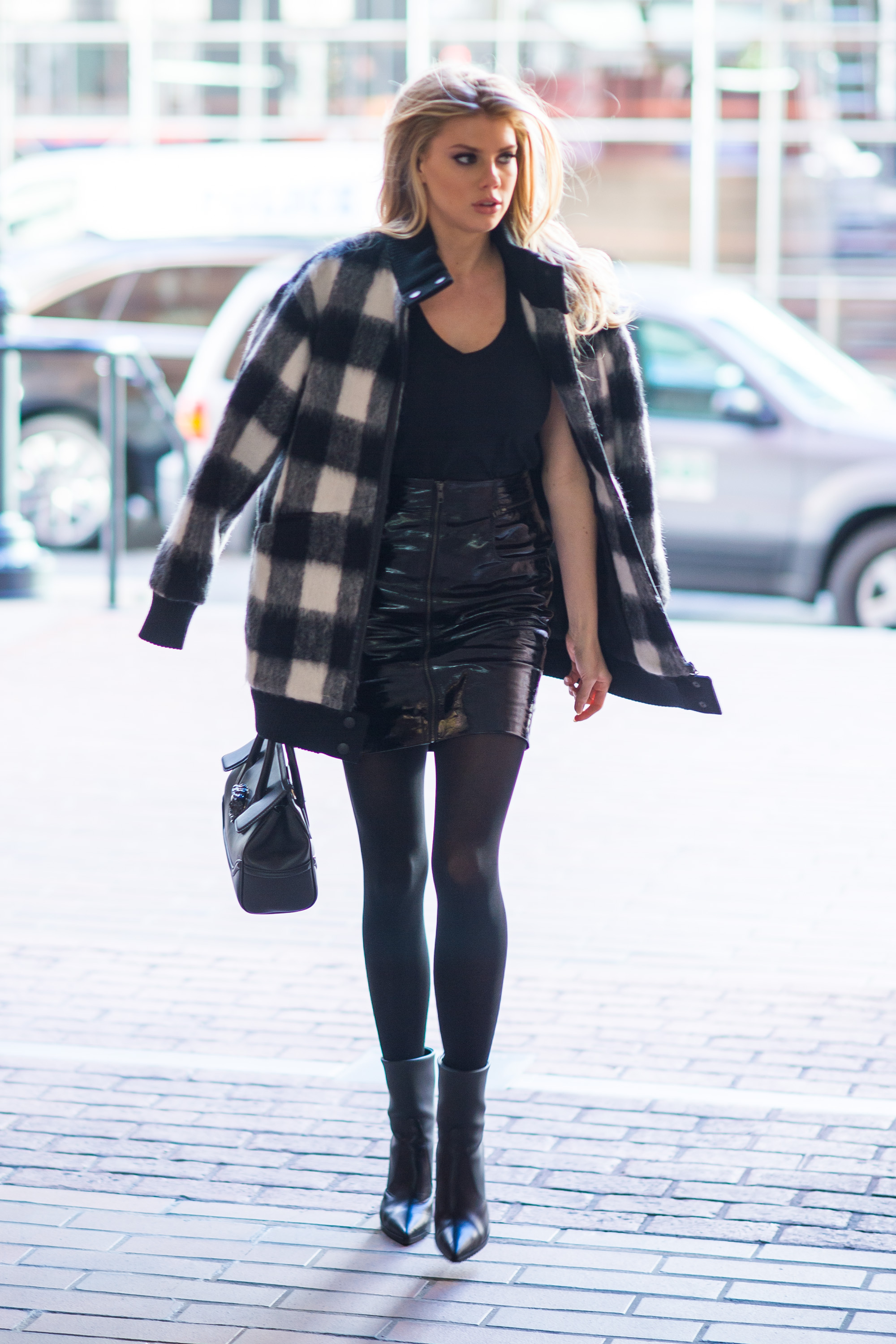 Charlotte McKinney out in NYC
