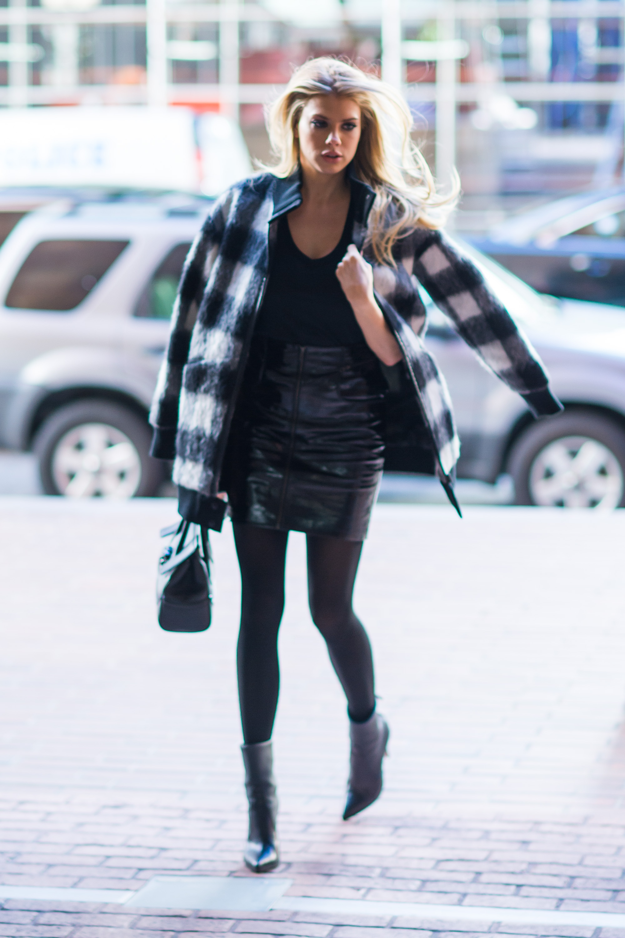 Charlotte McKinney out in NYC