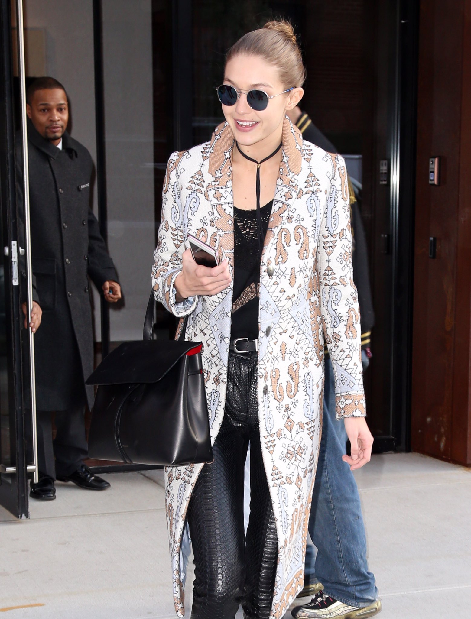 GiGi Hadid is seen walking in Soho