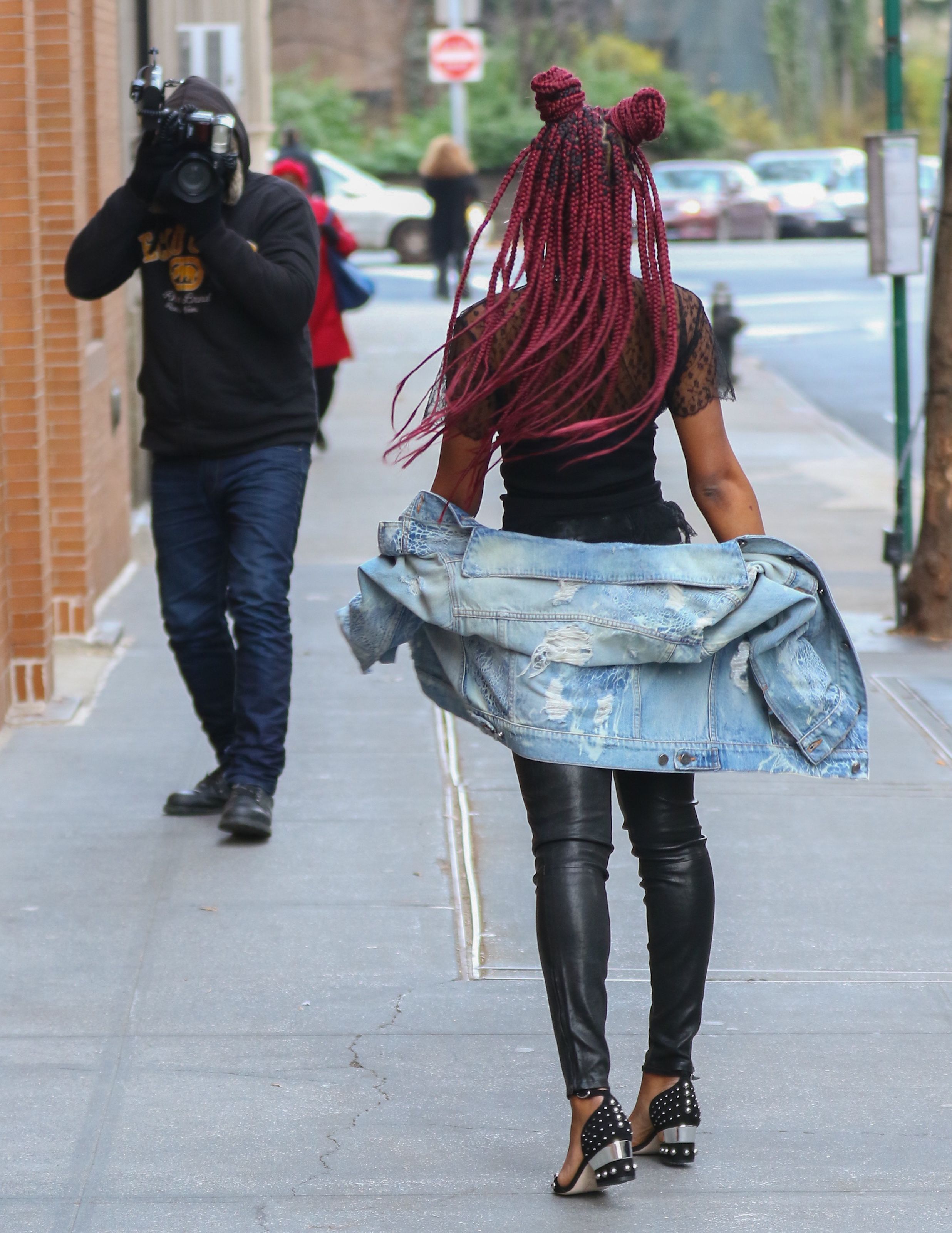 Keke Palmer out in New York City