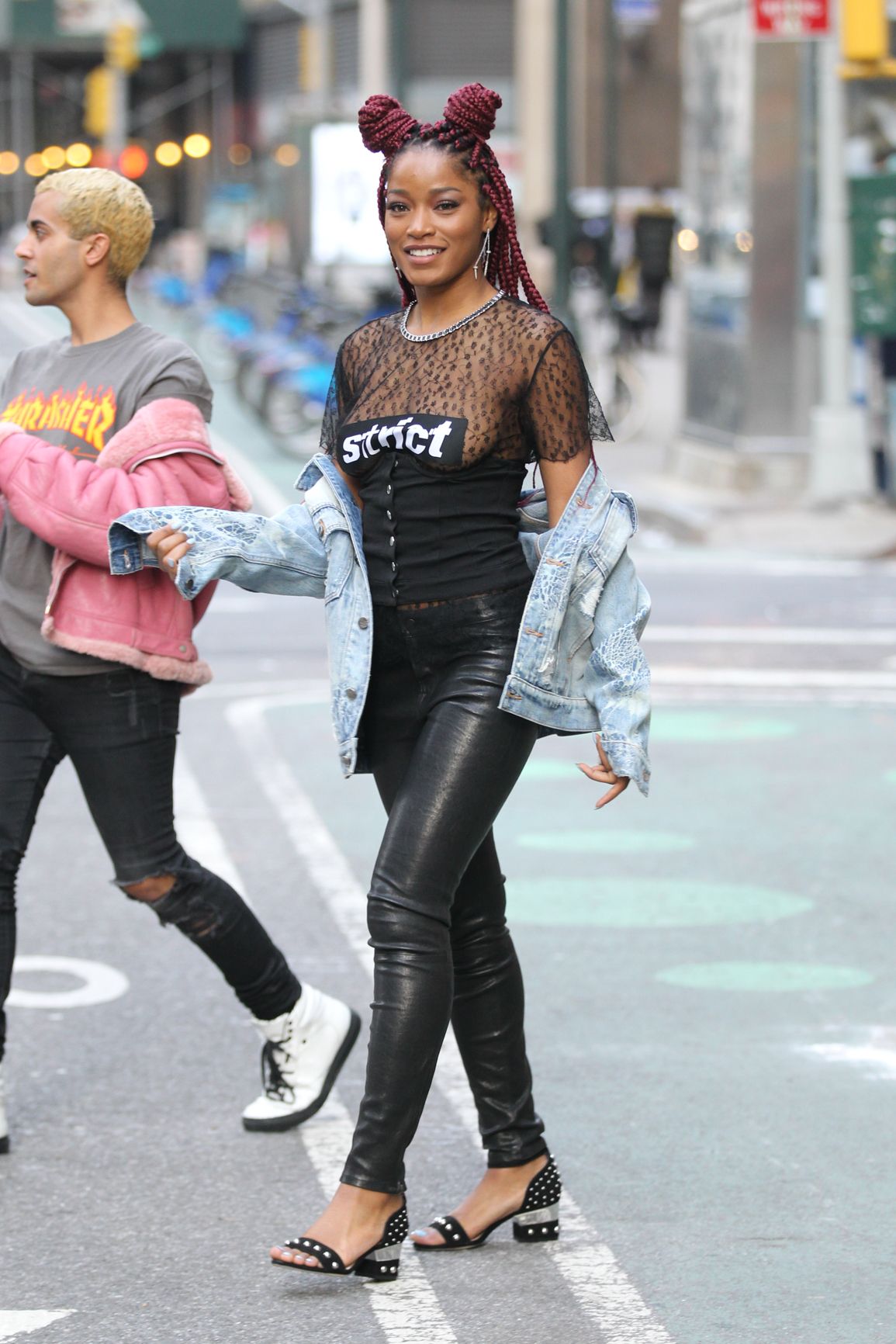 Keke Palmer out in New York City