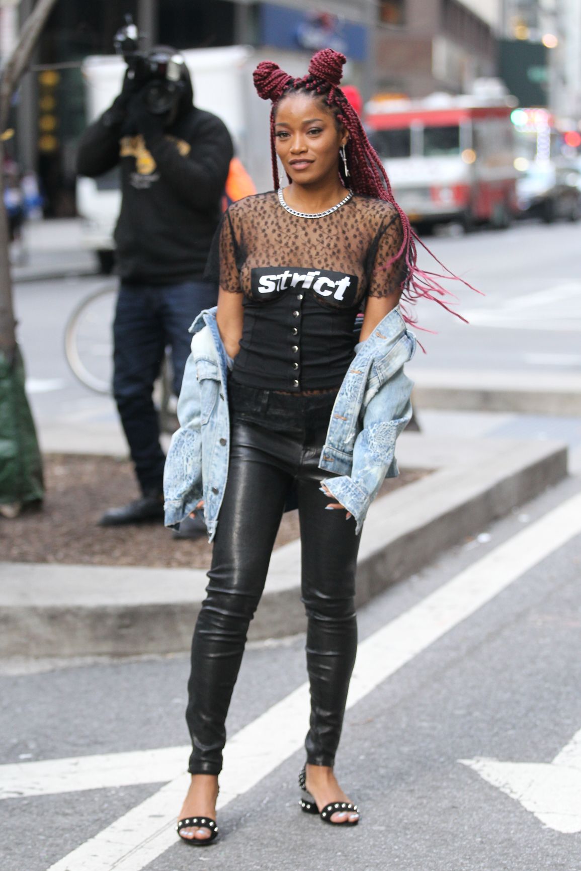 Keke Palmer out in New York City