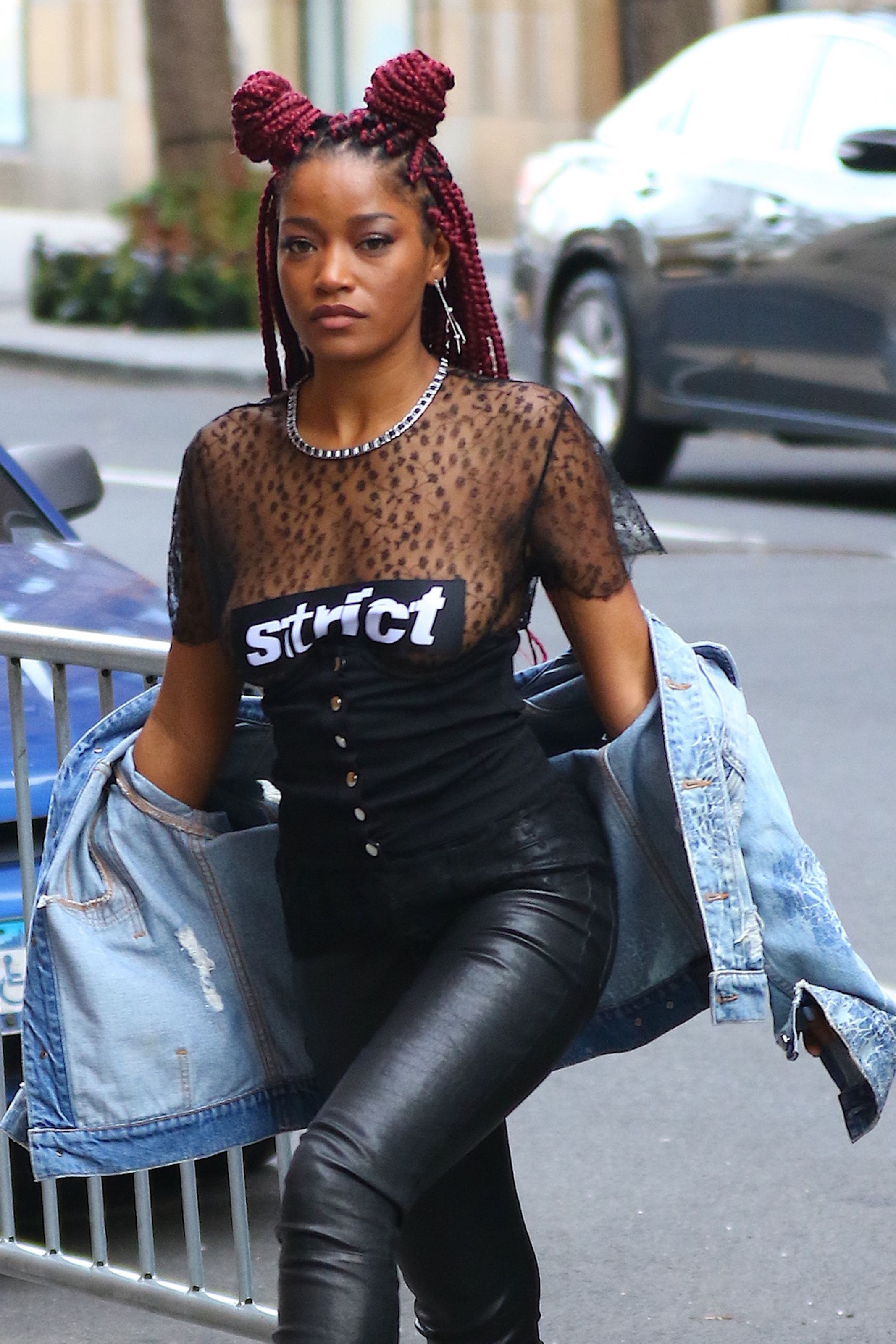 Keke Palmer out in New York City