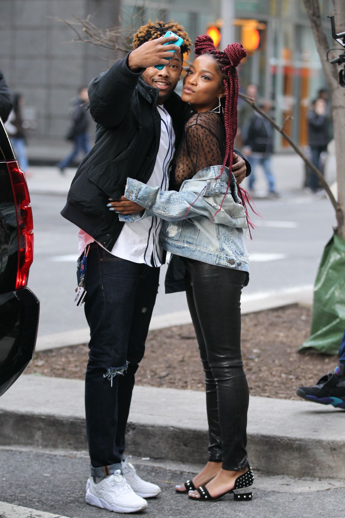 Keke Palmer out in New York City