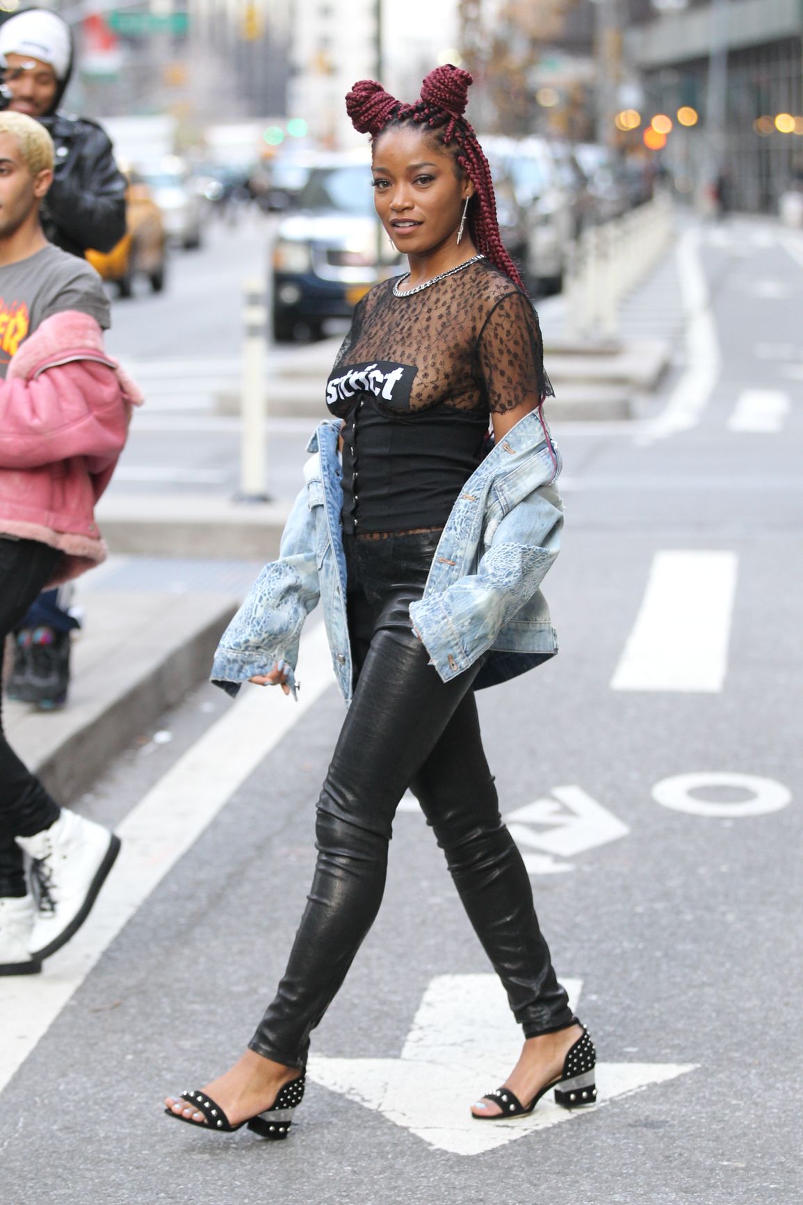 Keke Palmer out in New York City