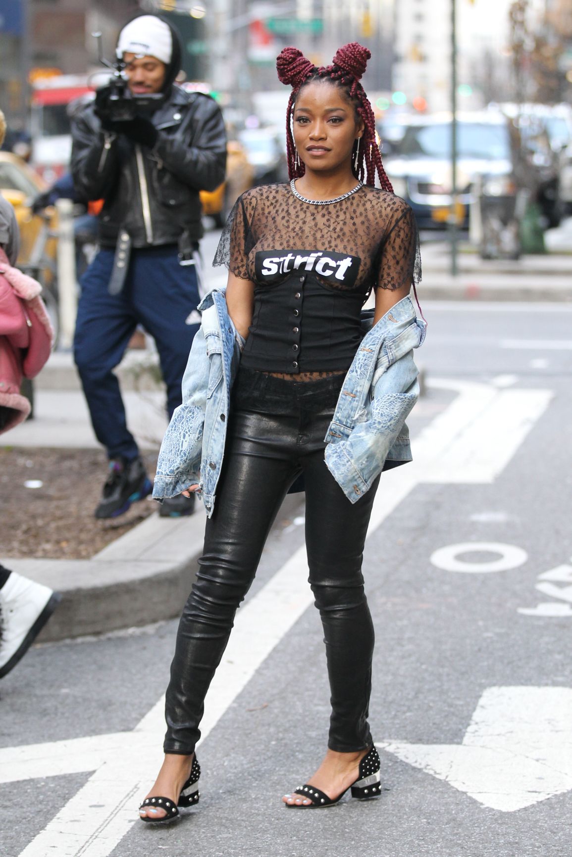 Keke Palmer out in New York City