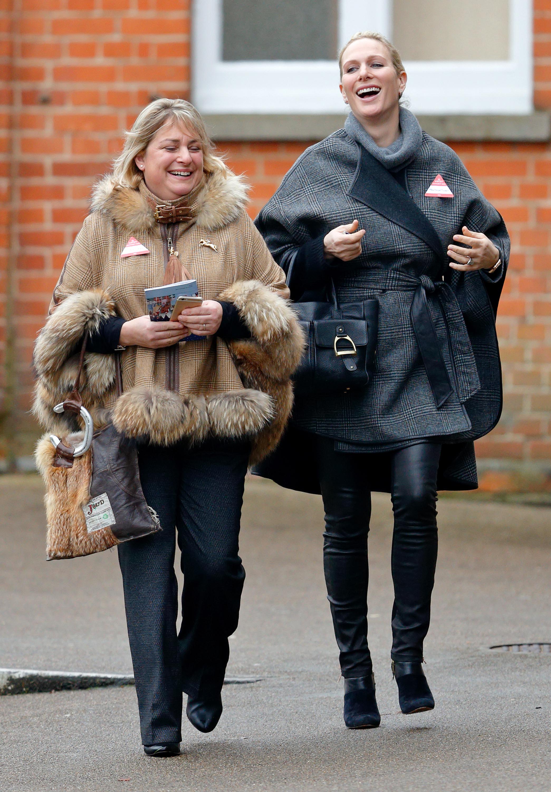 Zara Phillips attends the Christmas Racing Meet