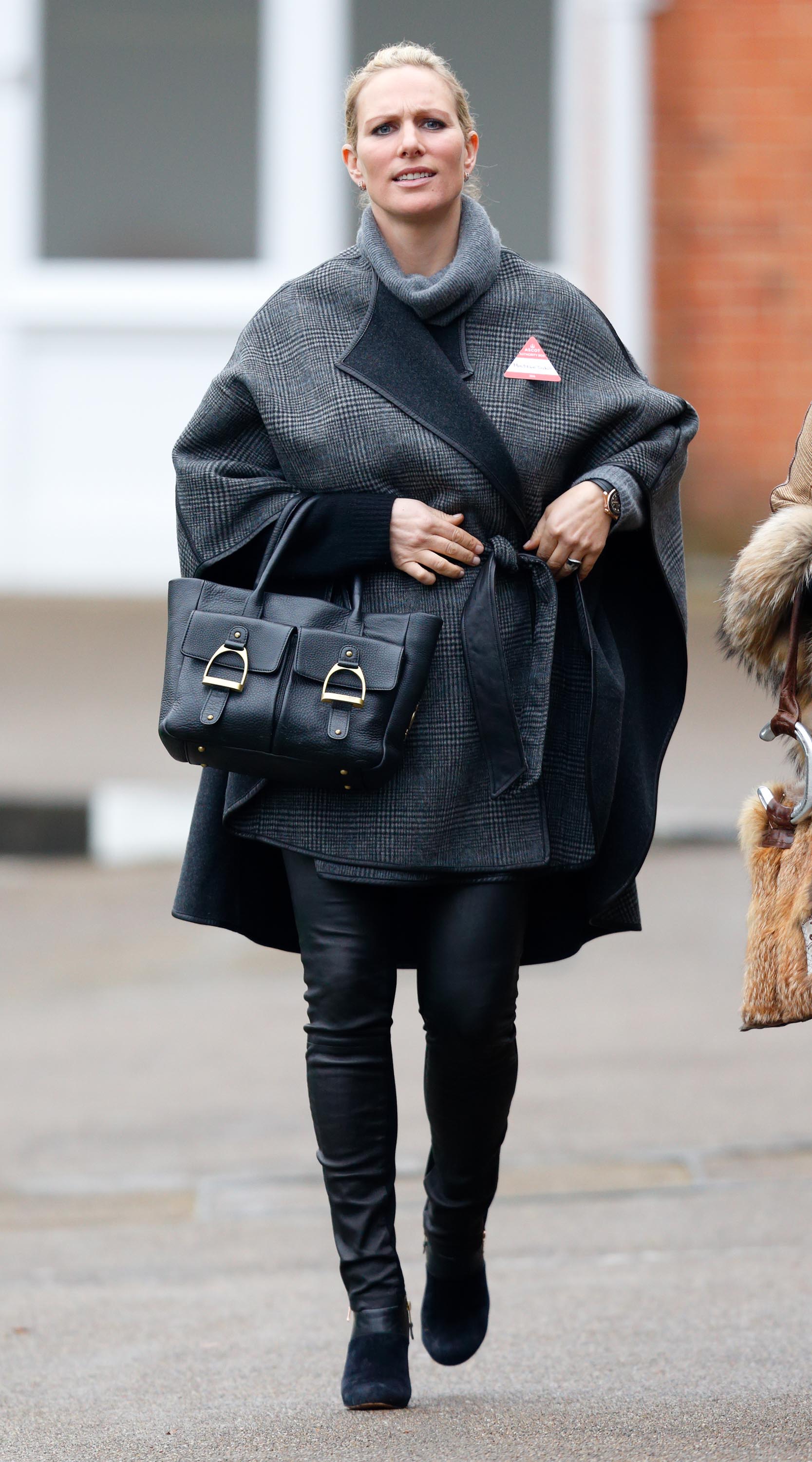 Zara Phillips attends the Christmas Racing Meet