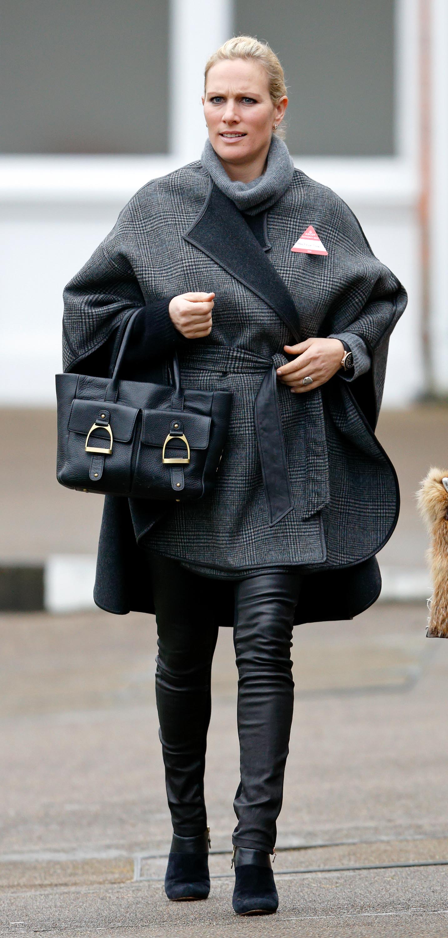 Zara Phillips attends the Christmas Racing Meet