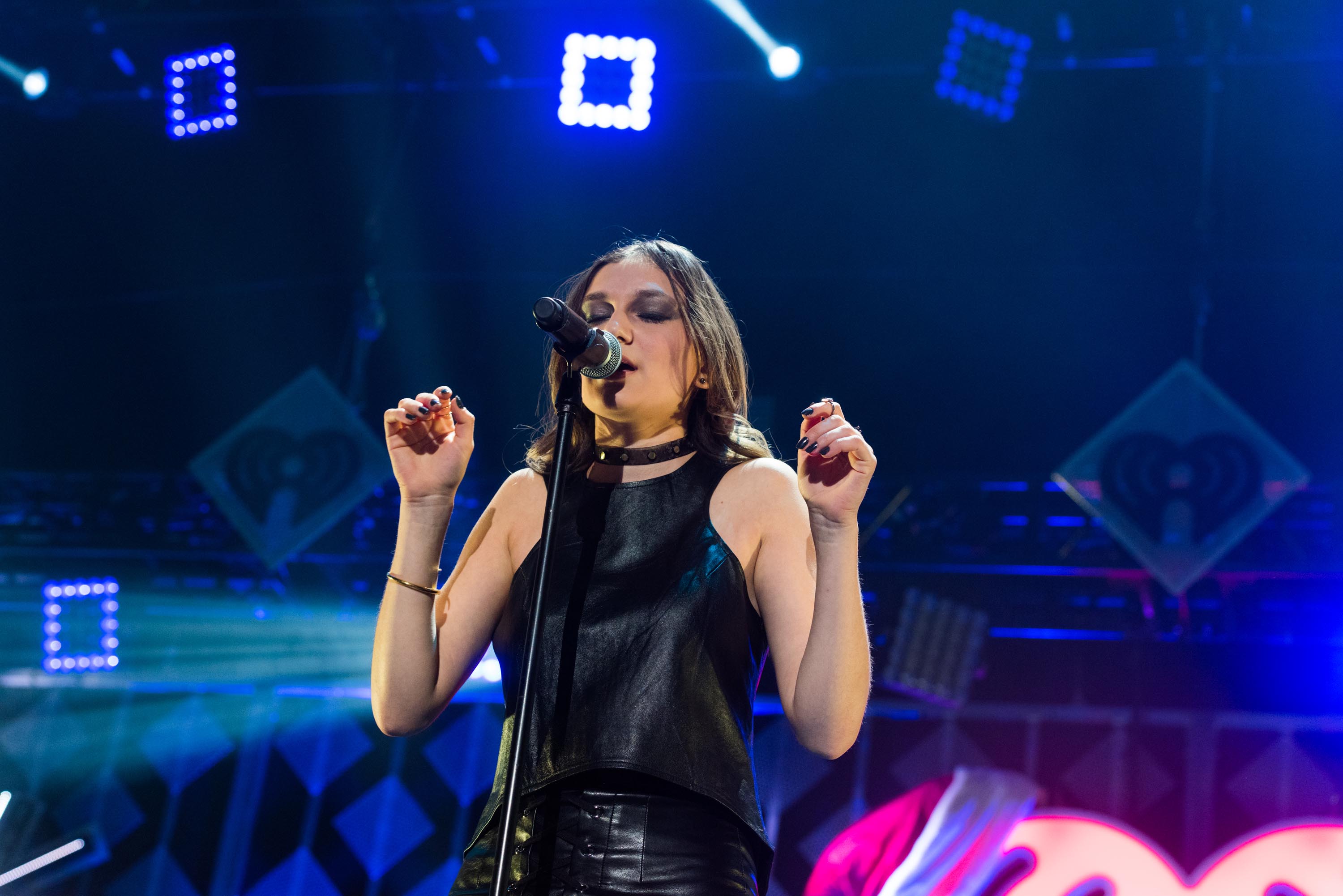 Daya performs on stage at Phillips Arena