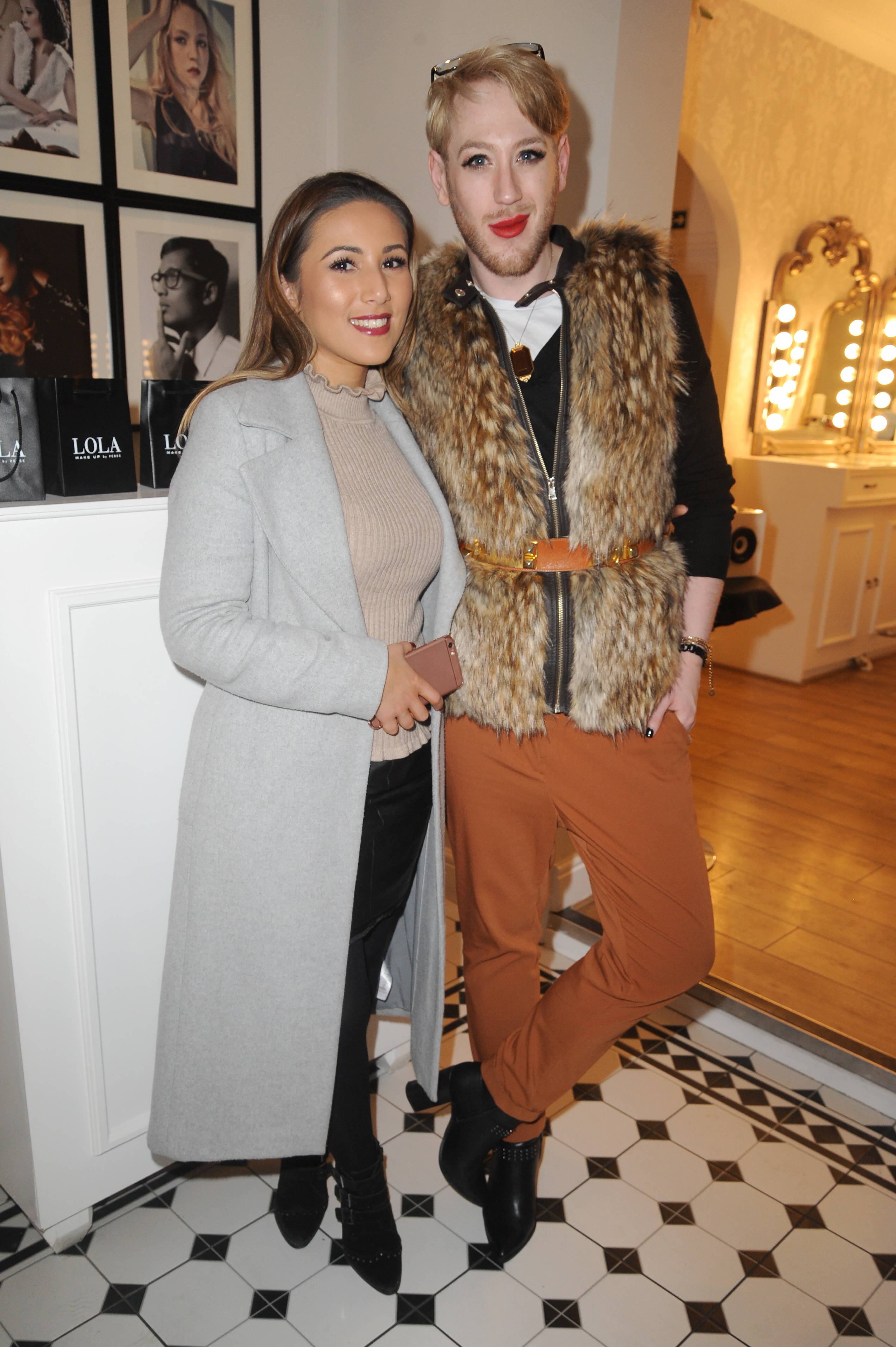 Mona Eyes attends Lola By Perse Boutique Launch