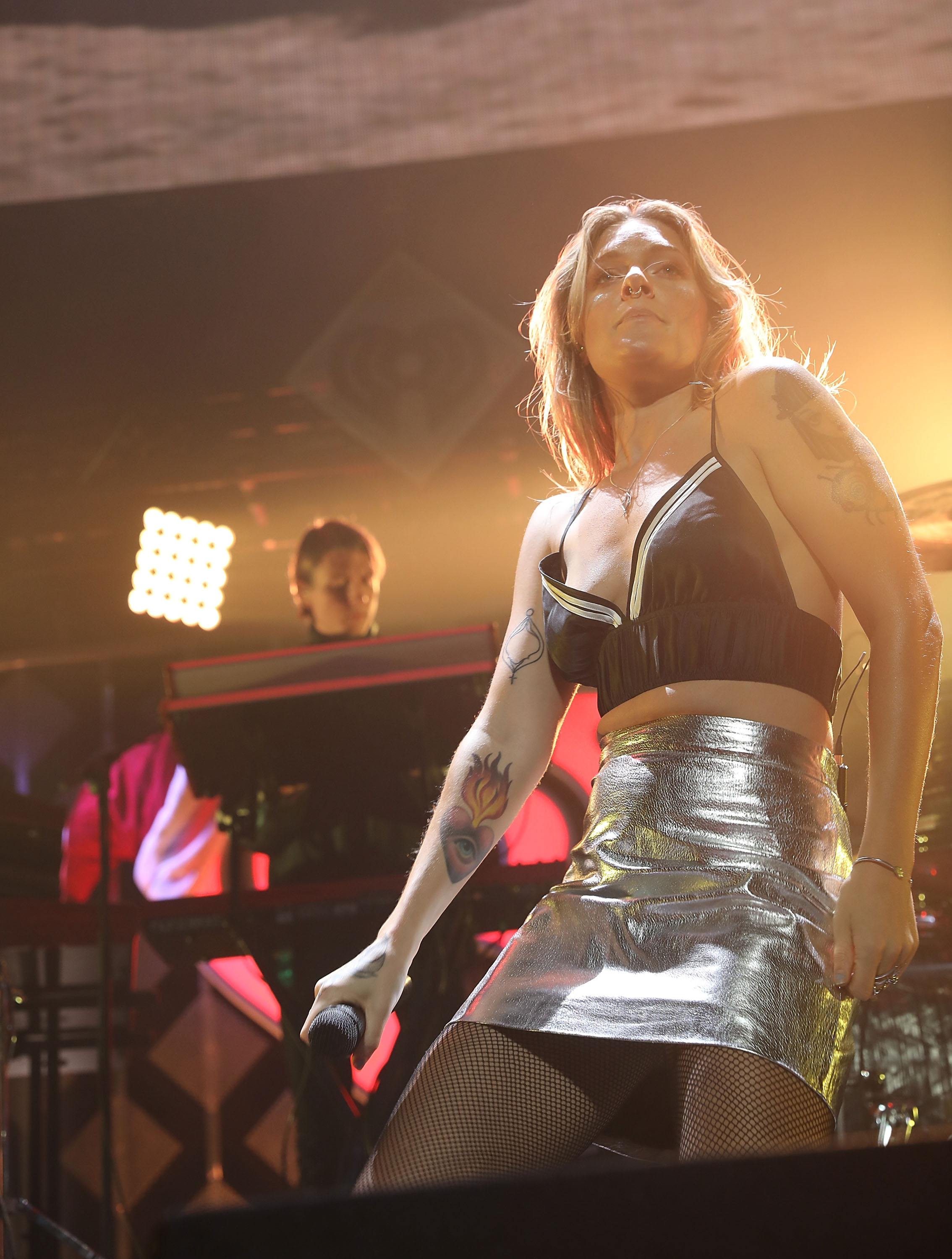 Tove Lo performs on stage during the Y100’s iHeartRadio Jingle Ball 2016