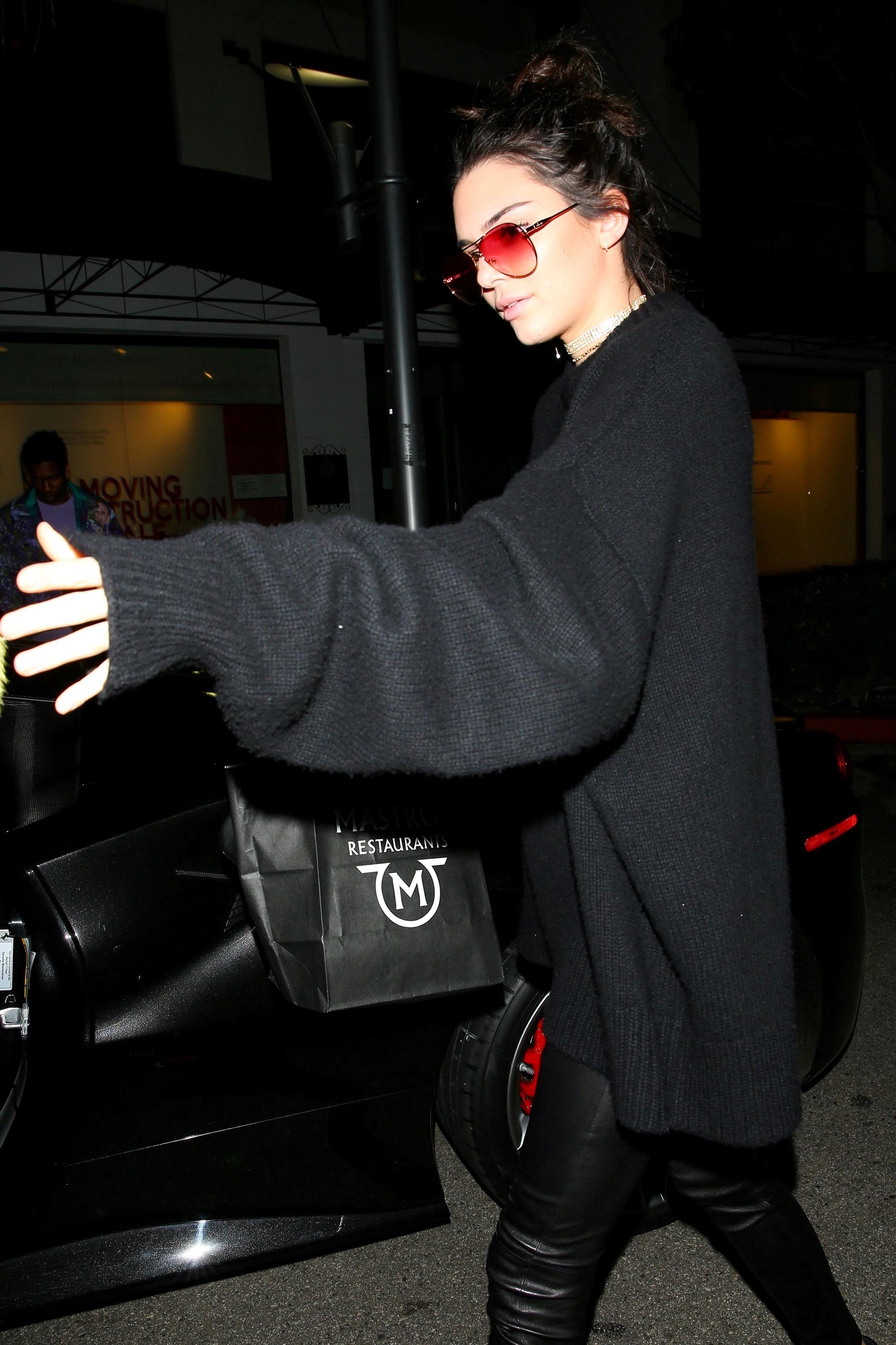 Kendall Jenner out in West Hollywood